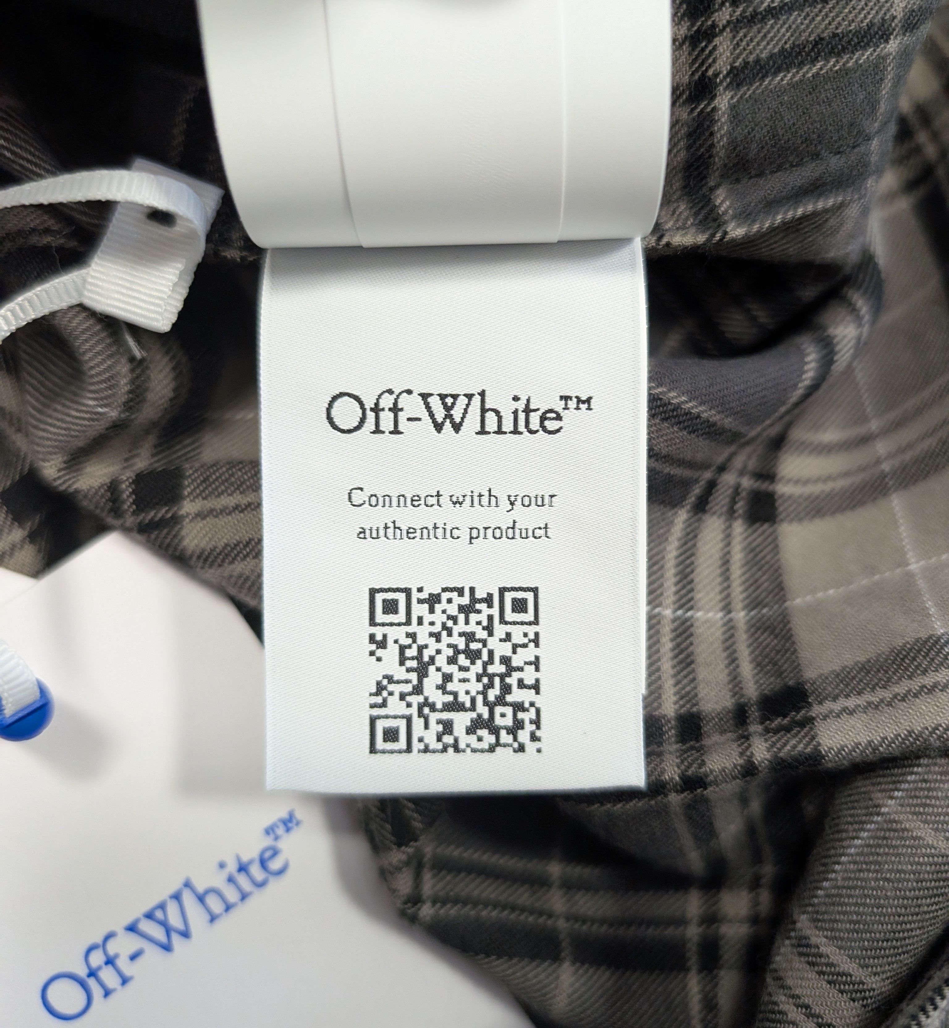 Off-White Off-white check flannel shirt Size US M / EU 48-50 / 2 - 11 Thumbnail