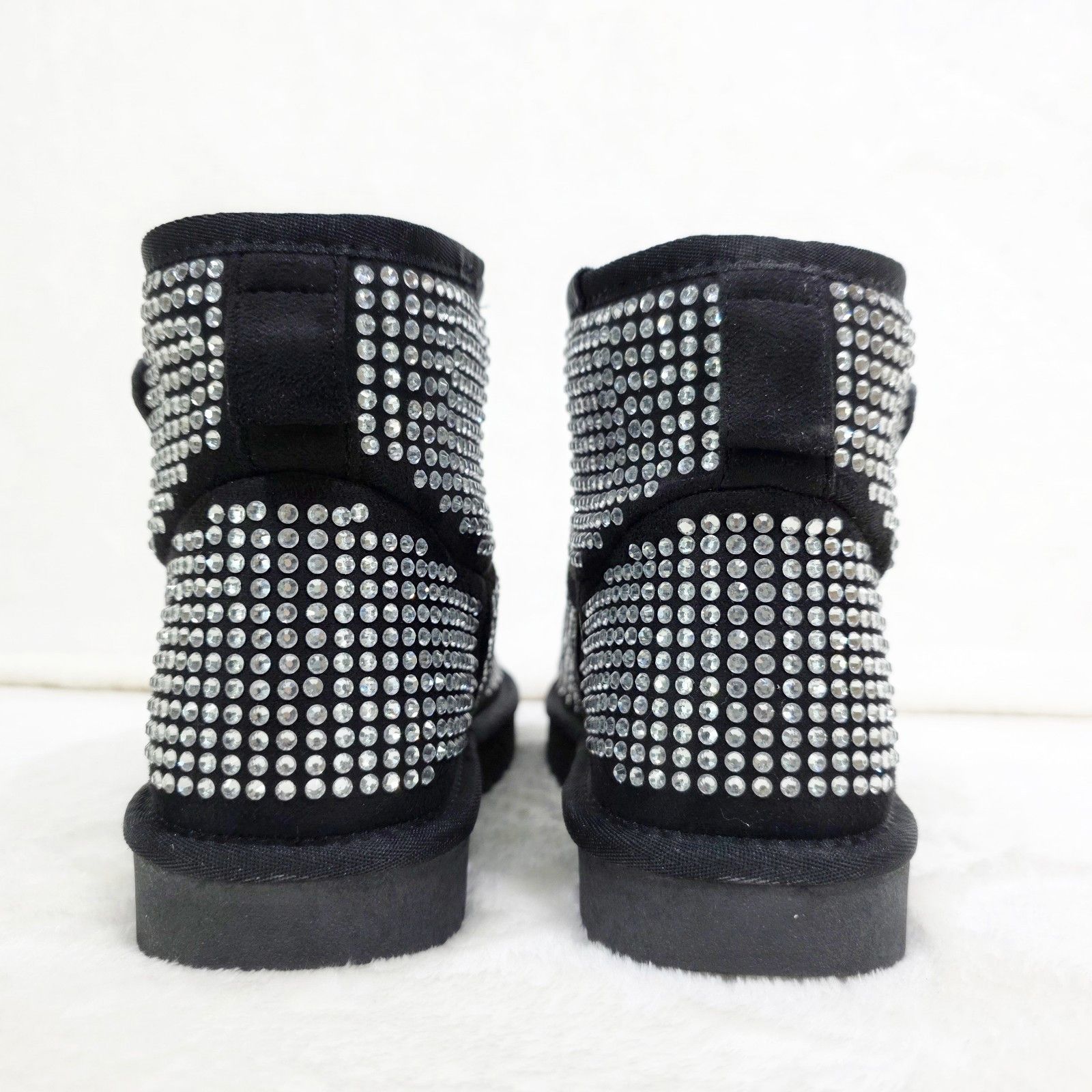 Other Twinkle Faux Fur Lined Slip On Winter Ankle Boots Black Irid Size US 8.5 / IT 38.5 - 7 Thumbnail