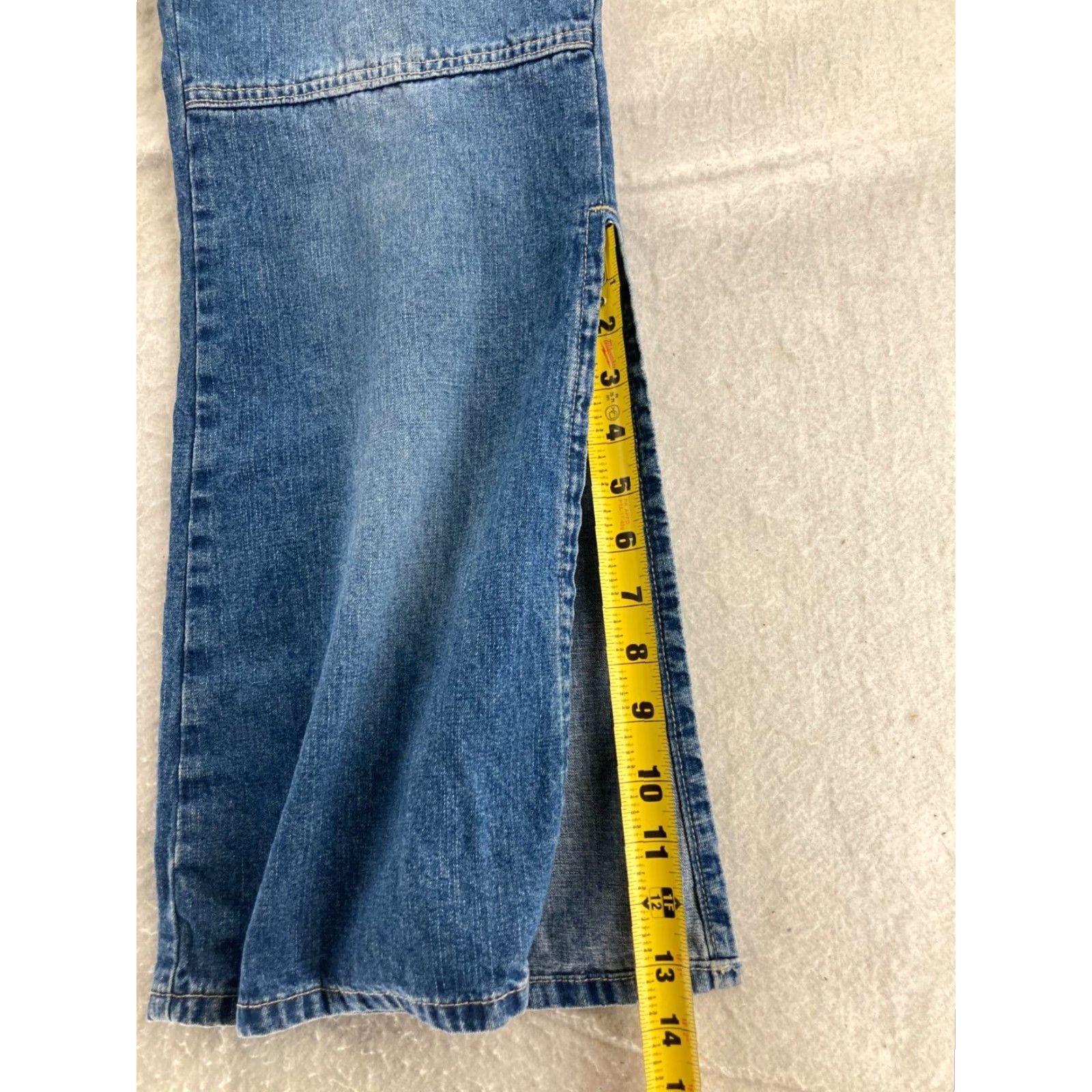 Vintage VINTAGE Action West Jeans Women 12 High Rise Denim Boot Cut Adult Regular Blue 80s 90s Classic Mens Womens Size 34" / US 12 / IT 48 - 7 Thumbnail