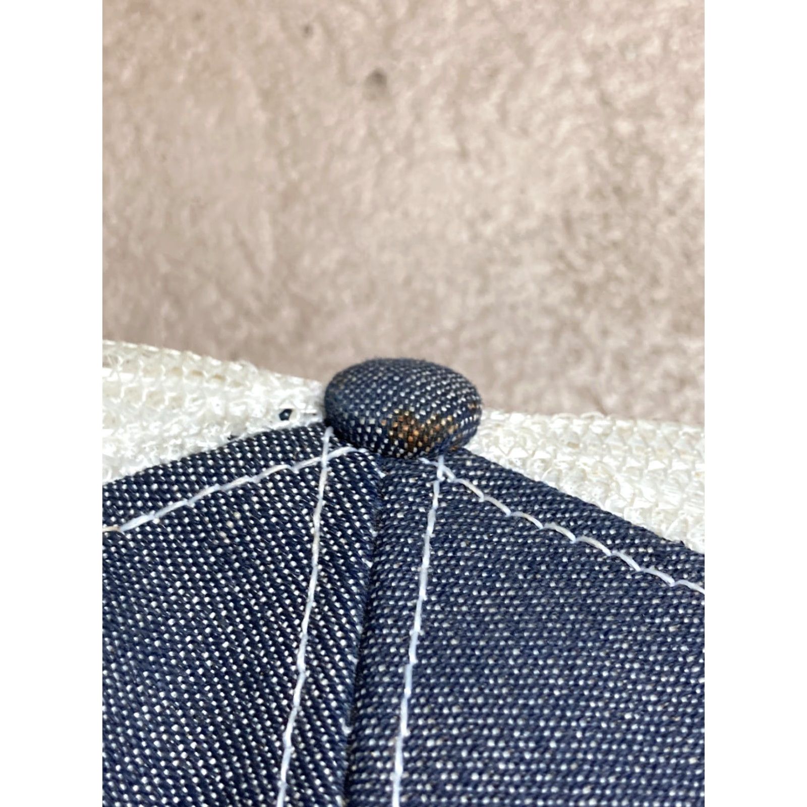 Vintage VINTAGE Louisville mfg Trucker Hat Cap Denim Patch Purina Chow Mill Made in USA Mens Adjustable Blue USA Denim Patch Trucker Hat Mens Size ONE SIZE - 8 Thumbnail