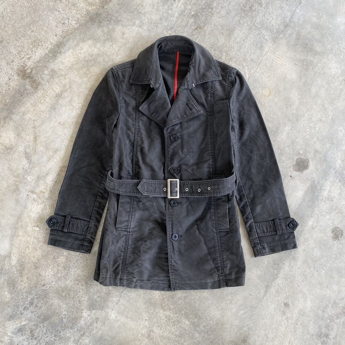 Japanese Brand × semanticdesign SEMANTIC DESIGN Belted Black Coat Size US M / EU 48-50 / 2 - 1 Thumbnail