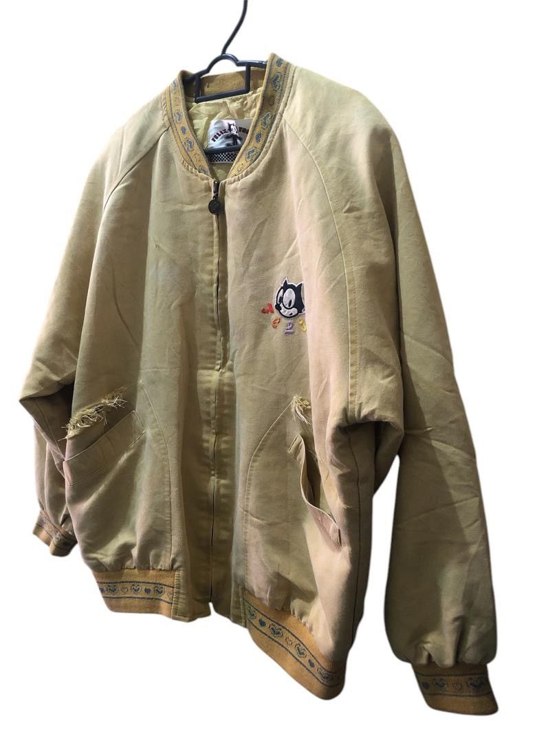 Anime × Cartoon Network × Vintage Vintage Felix the Cat Bomber Jacket. Size US L / EU 52-54 / 3 - 3 Thumbnail
