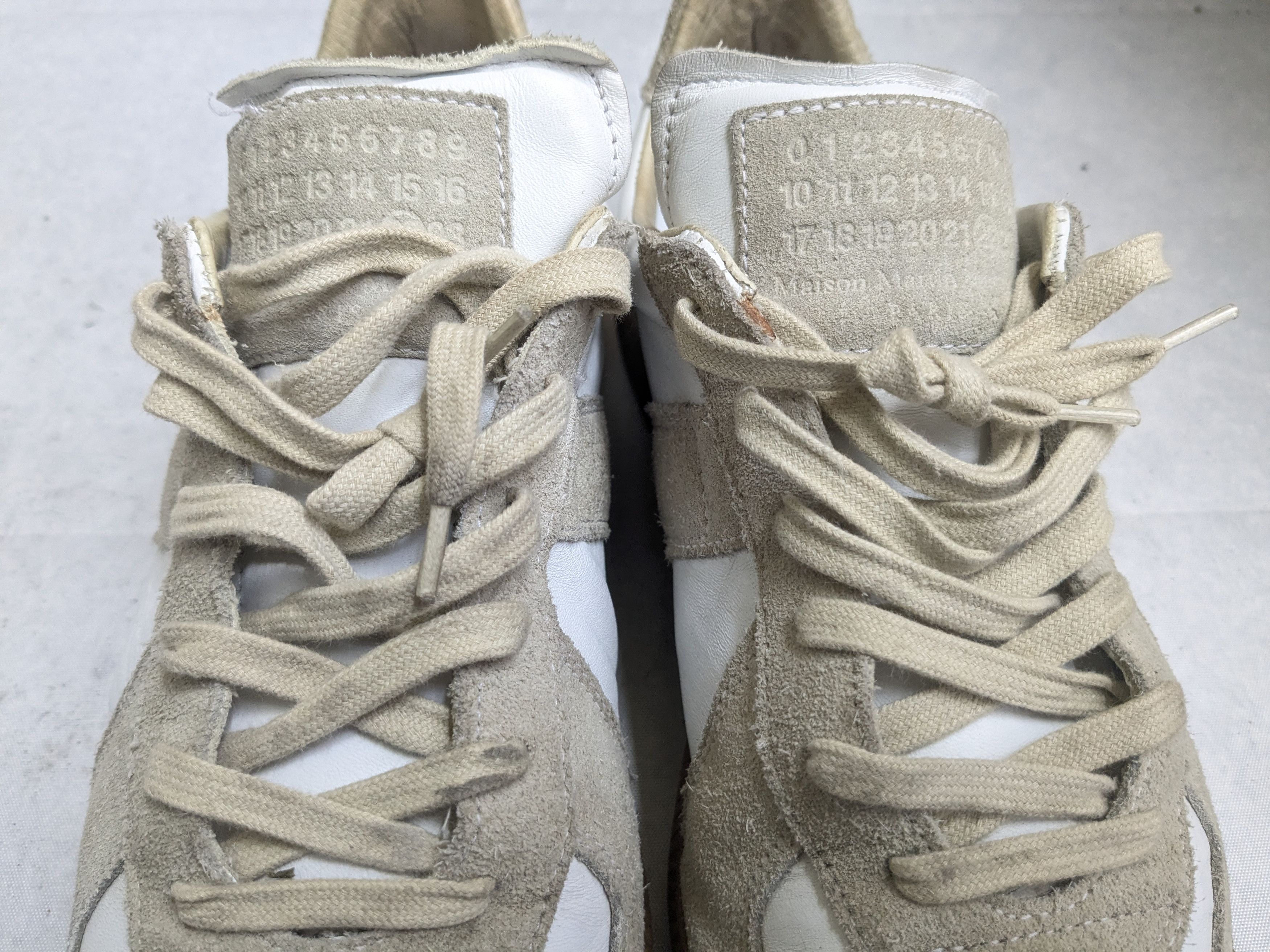 Maison Margiela Maison Margiela Replica GAT White Gray 8 41 Low Tops Gum Size US 8 / EU 41 - 3 Thumbnail