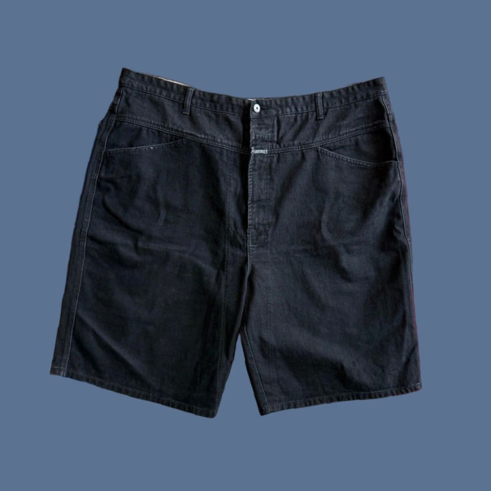 Vintage VINTAGE Y2K Marithe Francois Girbaud Baggy Denim Jean Shorts Black Size 44 Skate Size US 44 / EU 60 - 1 Thumbnail
