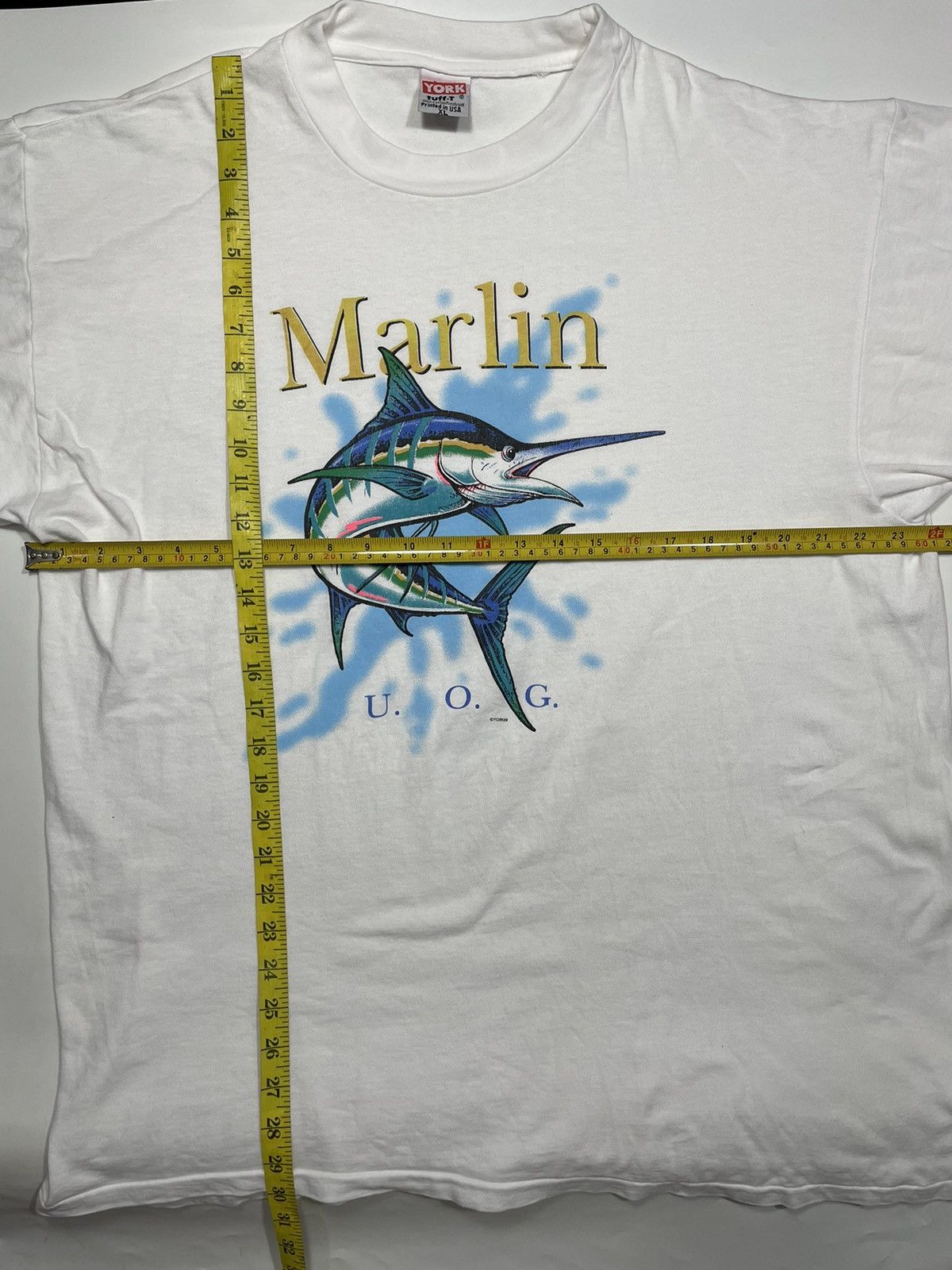 Vintage Vintage 90s Marlin Yorker copyright single stitch cuff Size US XL / EU 56 / 4 - 7 Thumbnail