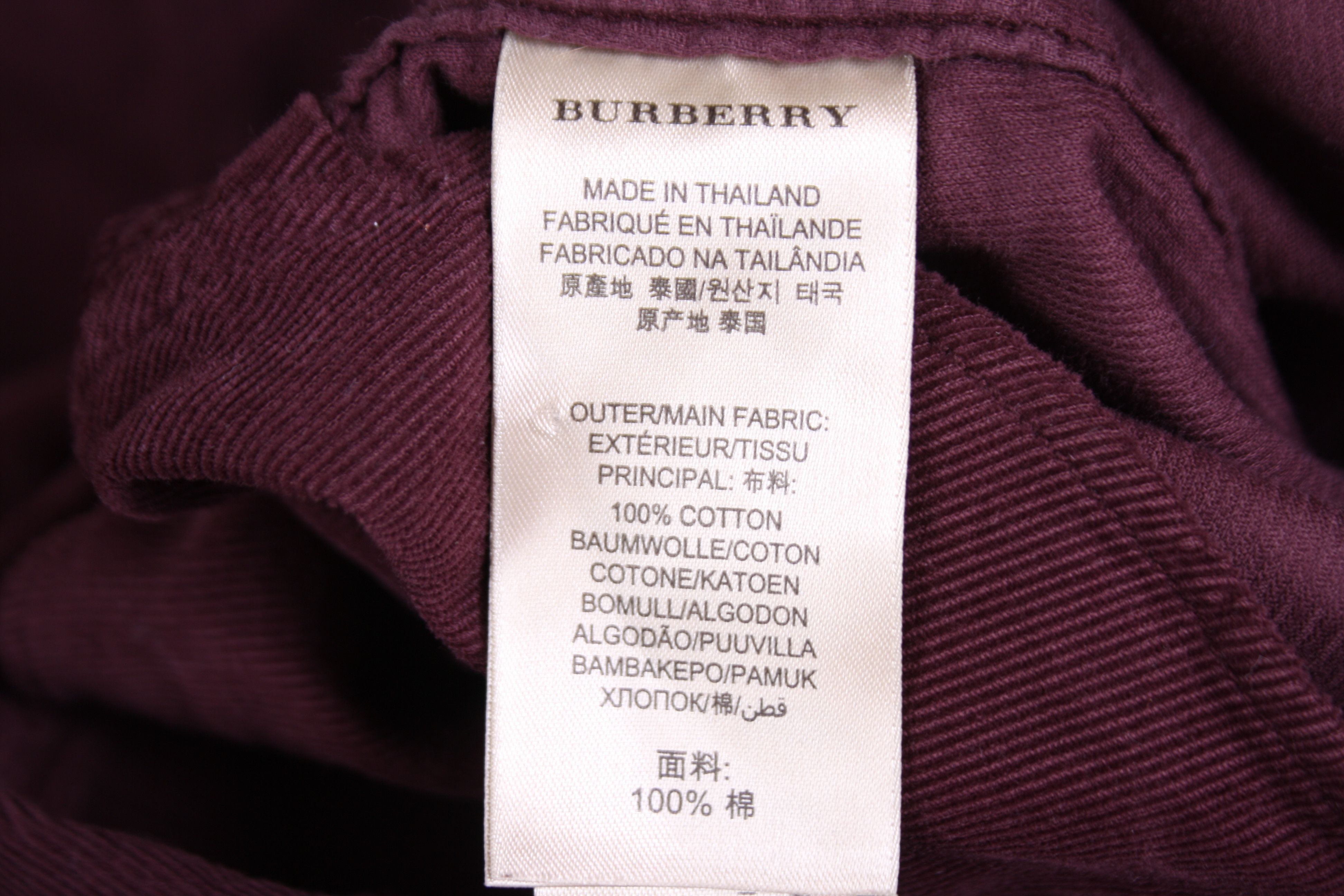 Burberry Burberry Brit Corduroy Button Up Shirt Long Sleeve Size US L / EU 52-54 / 3 - 7 Thumbnail
