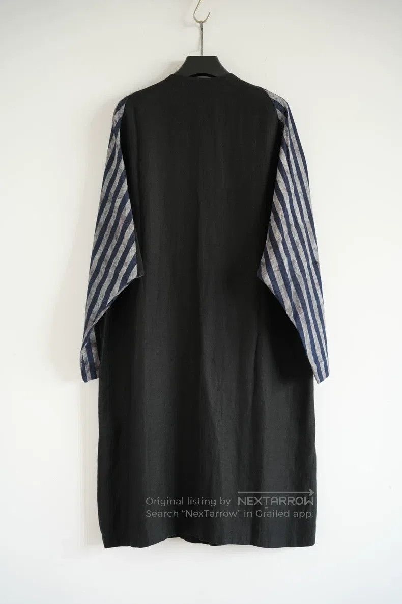 Yohji Yamamoto Yohji Yamamoto Striped Linen Overcoat Size US L / EU 52-54 / 3 - 2 Thumbnail