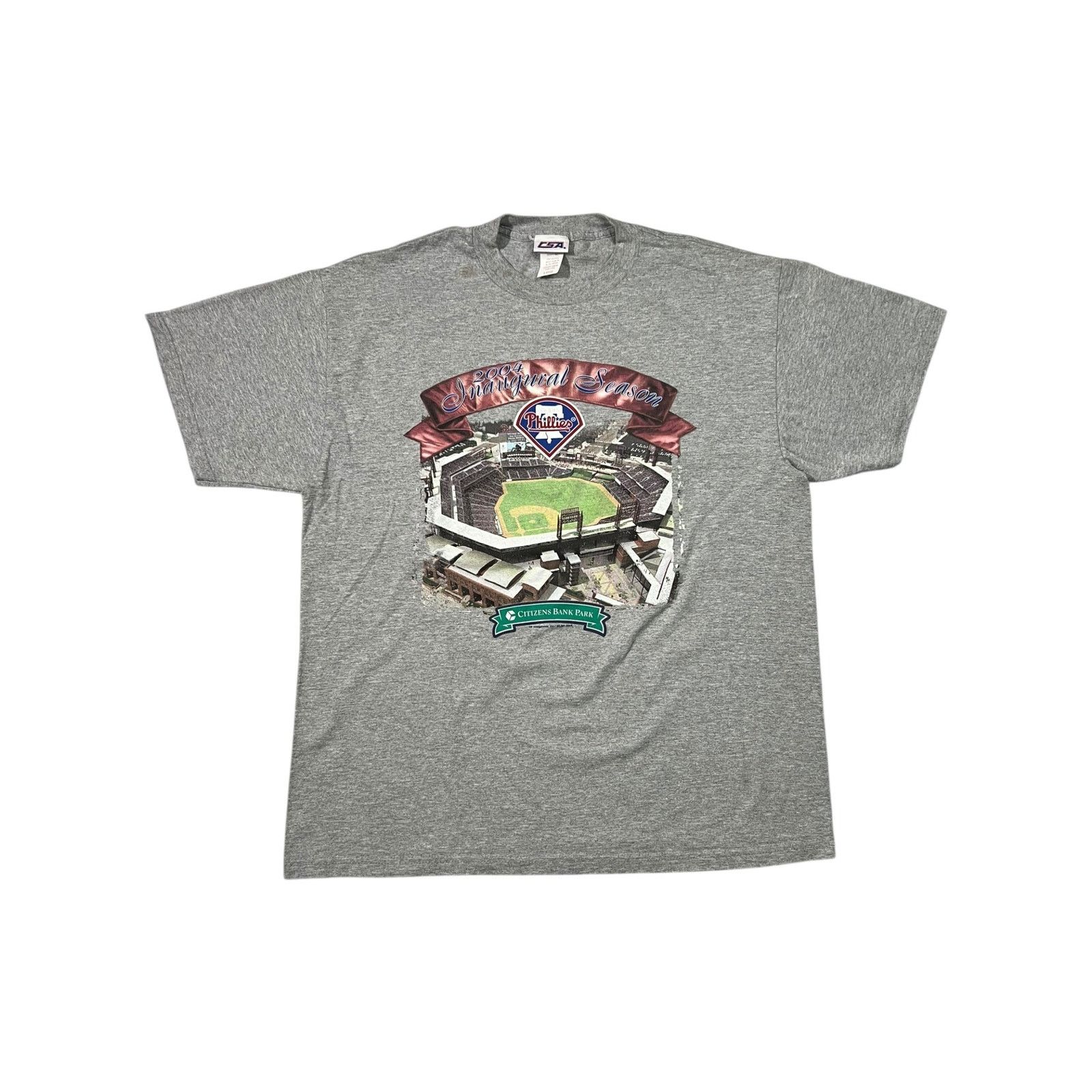 CSA × MLB × Vintage Vintage 2004 Philadelphia Phillies Citizens Bank Park tee Size US L / EU 52-54 / 3 - 1 Thumbnail