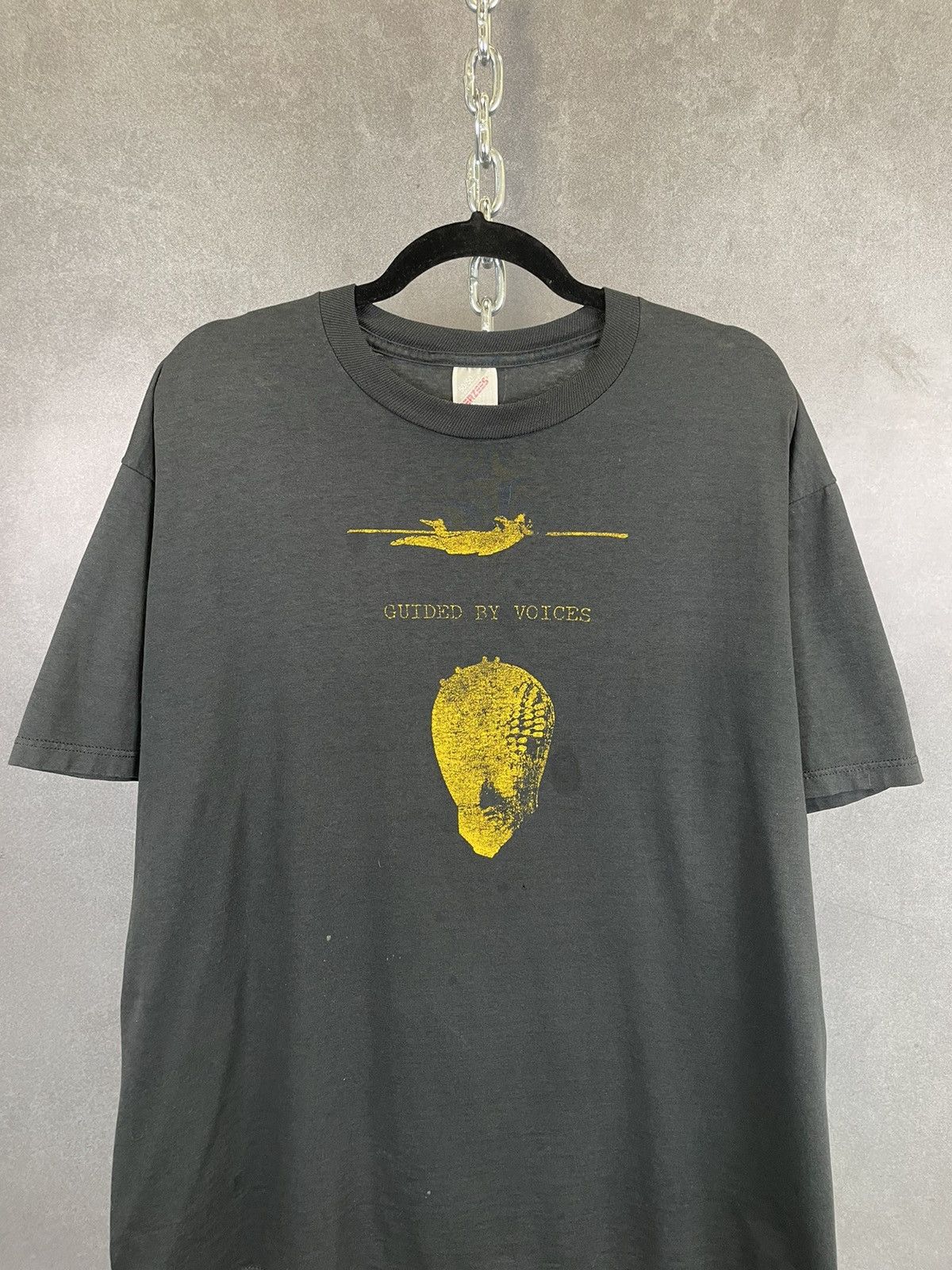 Band Tees × Vintage Vintage mega rare 90s Guided By Voices black t shirt Size US XL / EU 56 / 4 - 2 Thumbnail