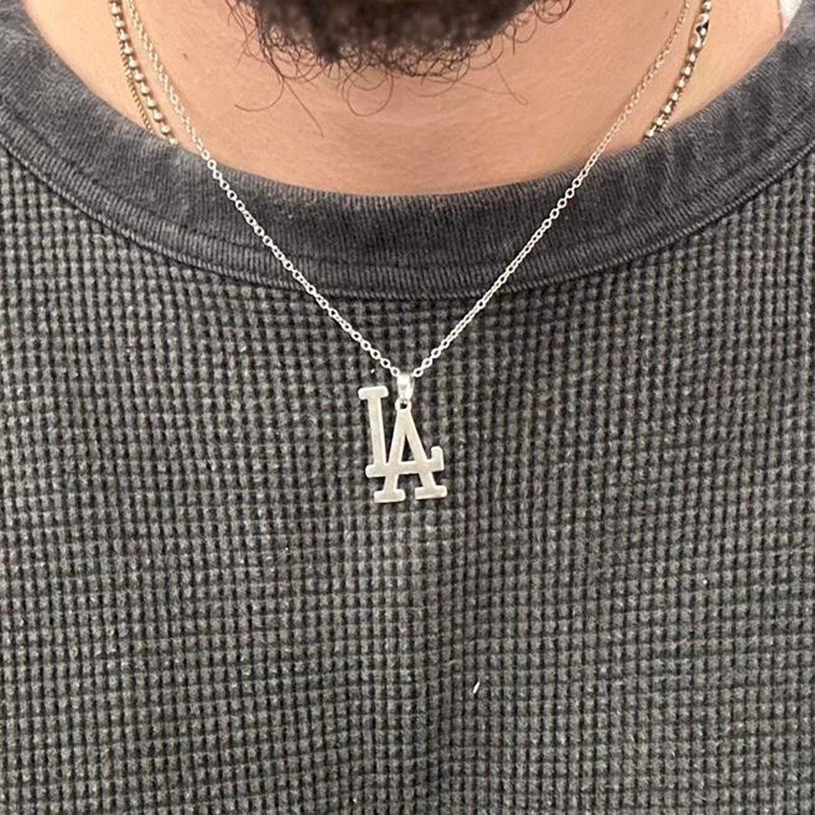 Other Y2k silver la dodgers mlb Size ONE SIZE - 4 Thumbnail