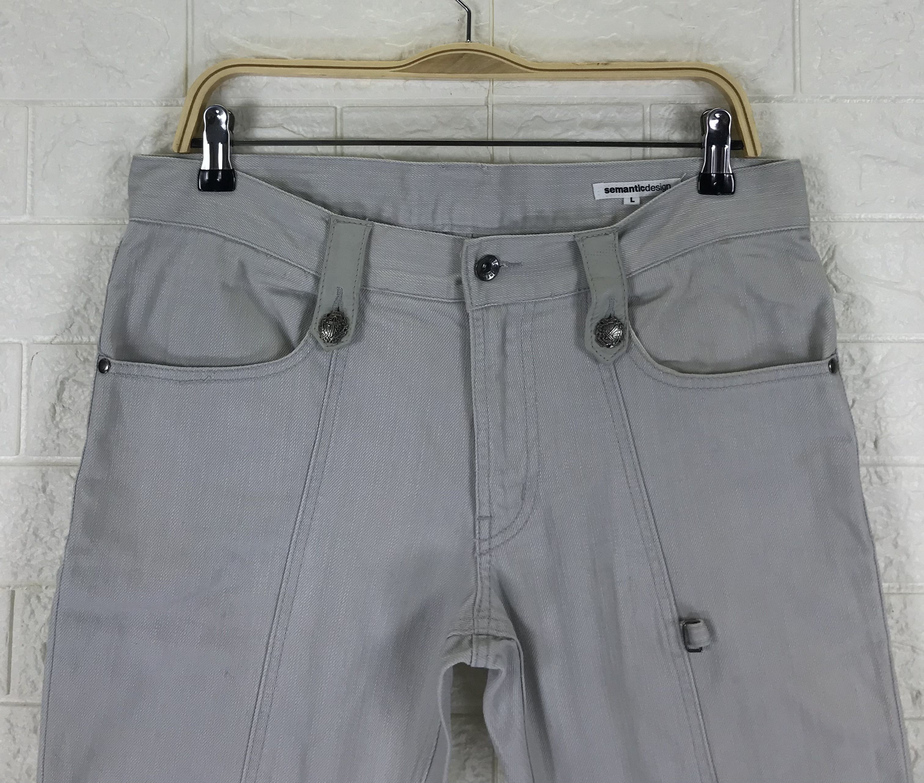 Japanese Brand Vintage Semantic Design Relaxed Pants Size US 33 - 2 Thumbnail