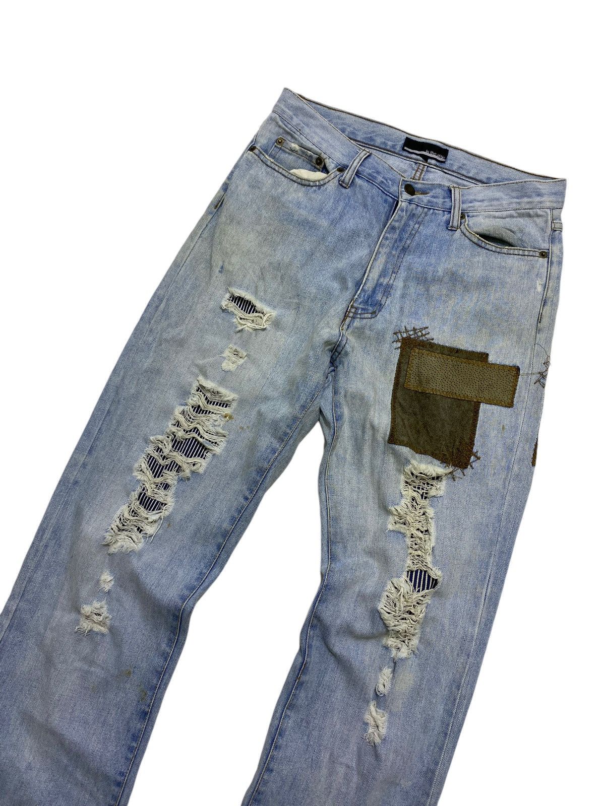 In The Attic In the attic Denim patch Work Punk Size US 30 / EU 46 - 3 Thumbnail