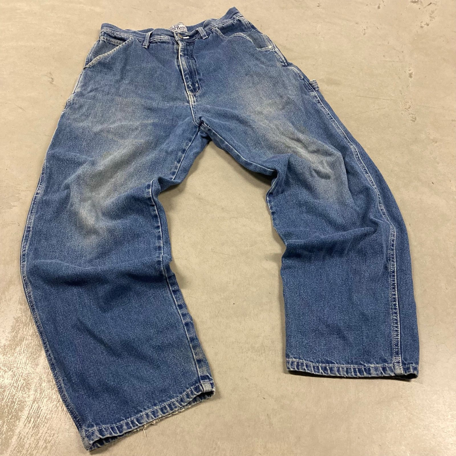 Vintage Baggy y2k Steve and Barrys carpenter Cargo Pants 32x30 Size US 32 / EU 48 - 1 Thumbnail