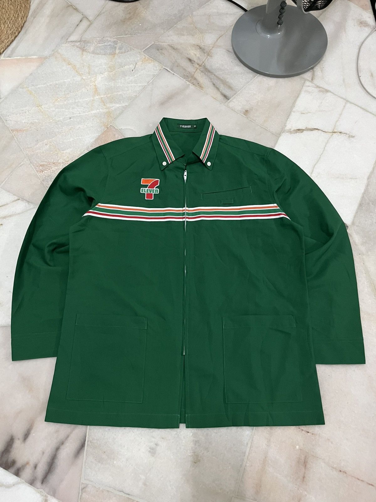 Japanese Brand 7 Eleven Uniform Workers Shirt Size US M / EU 48-50 / 2 - 17 Thumbnail