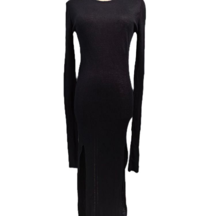Balmain Balmain Black Knit Midi Dress Size 36 Size XS / US 0-2 / IT 36-38 - 1 Thumbnail