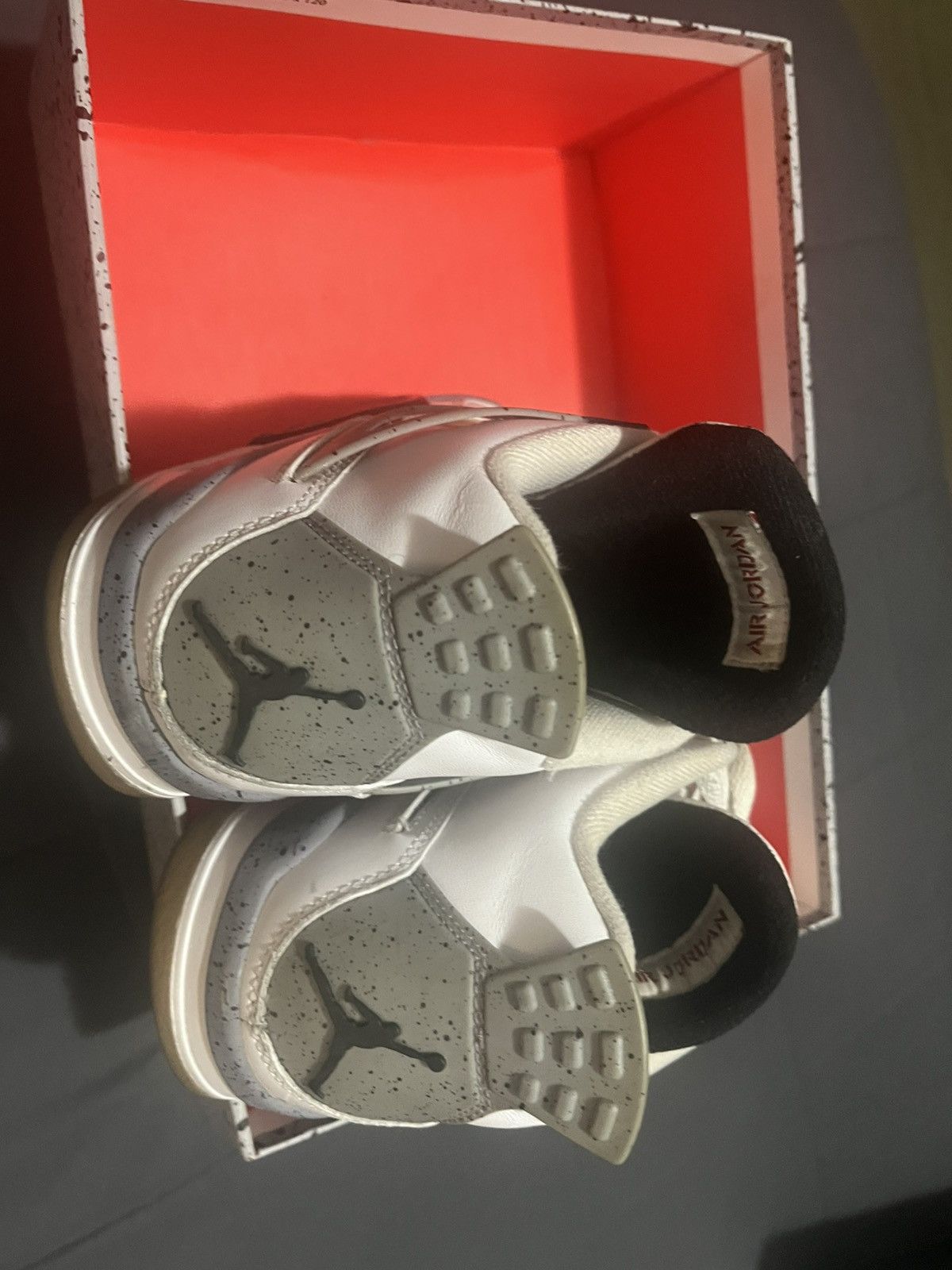 Nike Air Jordan 4 White Cement Size 8 US Size US 8 / EU 41 - 8 Thumbnail