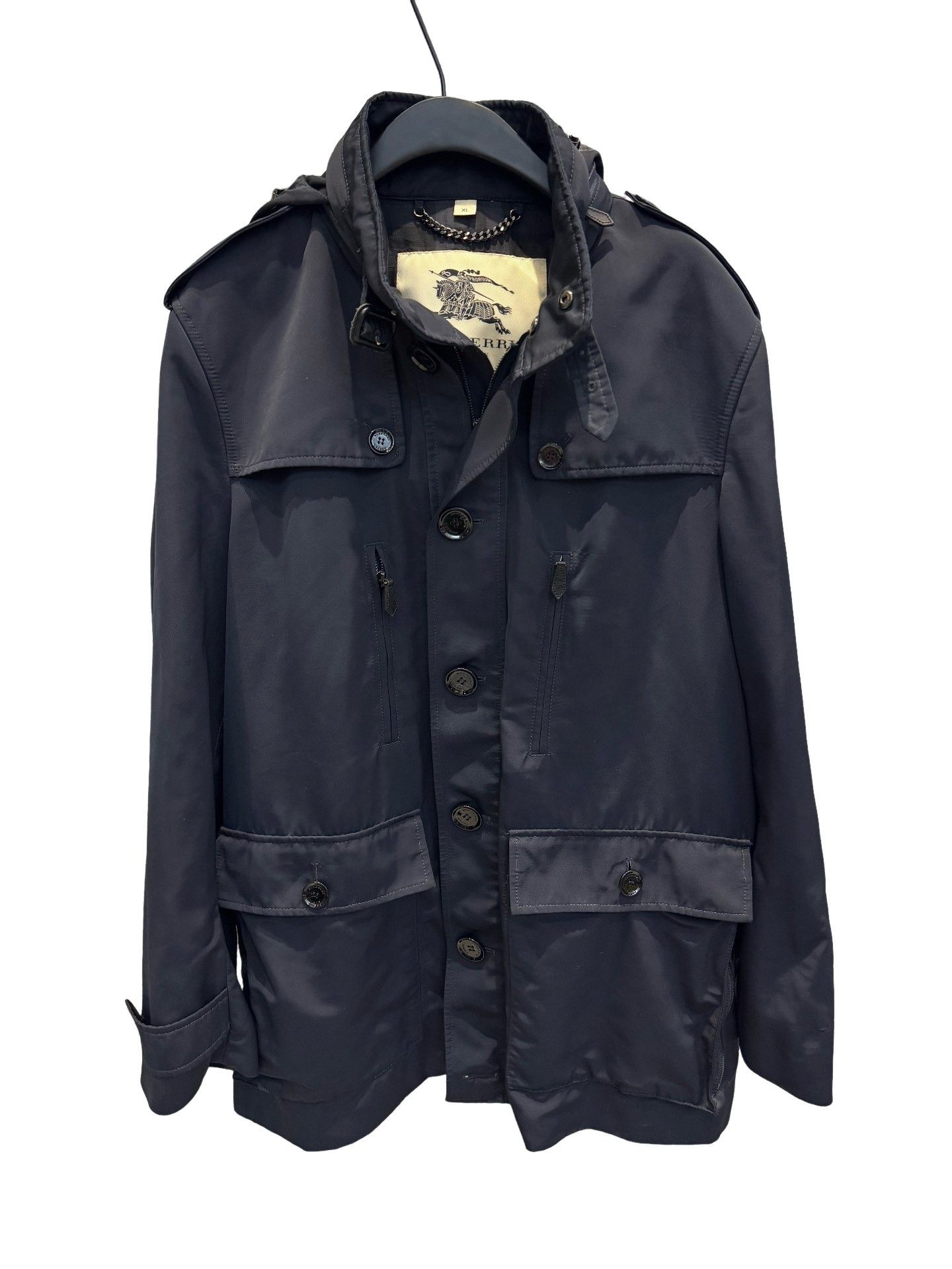 Burberry Burberry Hooded Field Jacket XL Size US XL / EU 56 / 4 - 1 Thumbnail