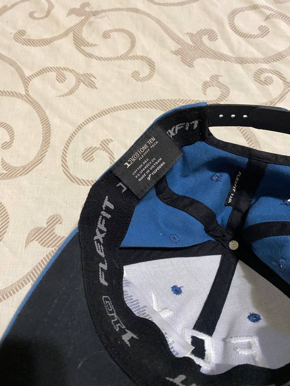 Fox Racing Fox Racing Flexfit Tech Logo Cap – Blue/Black Snapback Hat Size ONE SIZE - 8 Thumbnail