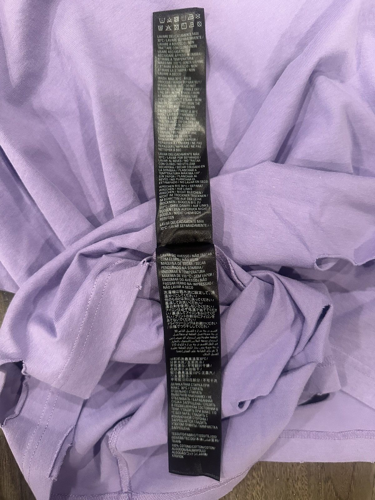Balenciaga Balenciaga Purple TShirt Size US XXS / EU 40 - 7 Thumbnail