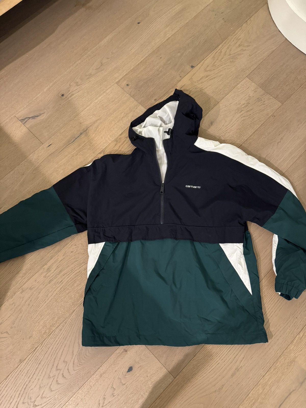 Carhartt 🌟CARHARTT ANORAK HOODIE HALF BUTTON HAYDEN JACKET | Grailed