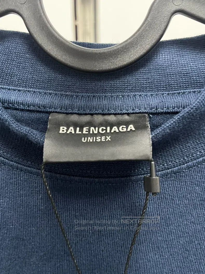 Balenciaga Balenciaga Charity Wheat Lettering Printed Round Neck Slim Size US L / EU 52-54 / 3 - 4 Thumbnail