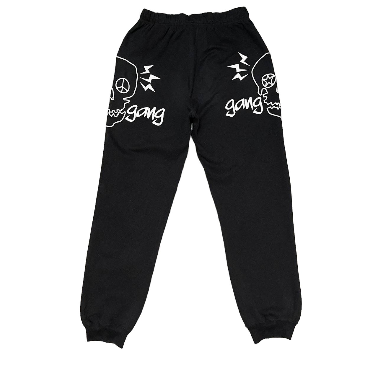 image of Rock Steady x Seditionaries Vintage Boogie Shock Skulls Sweatpants in Black, Men's (Size 30)