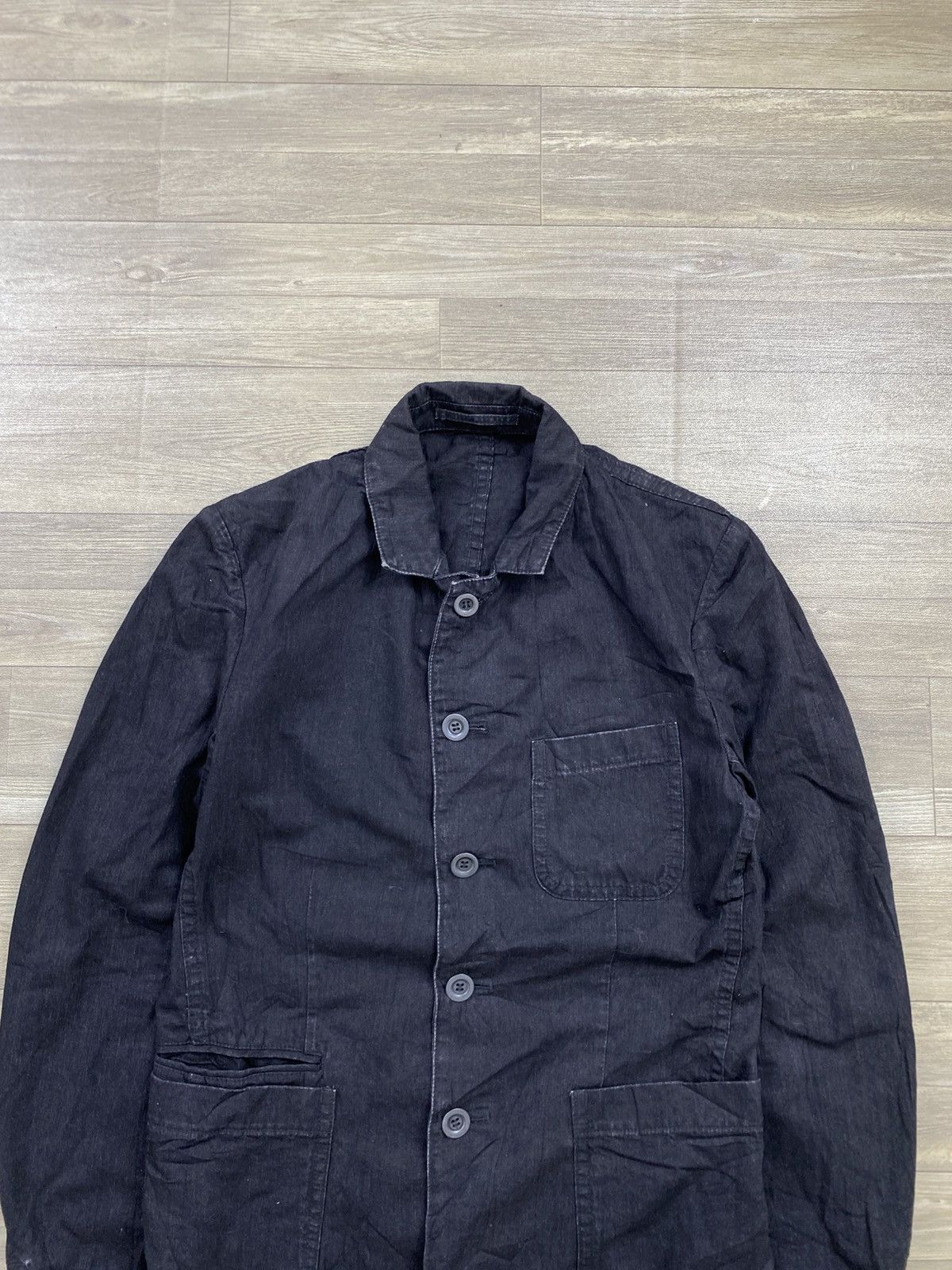 Attachment Attachment Japan Double Breast Distressed Design Coat Jacket Size US S / EU 44-46 / 1 - 2 Thumbnail