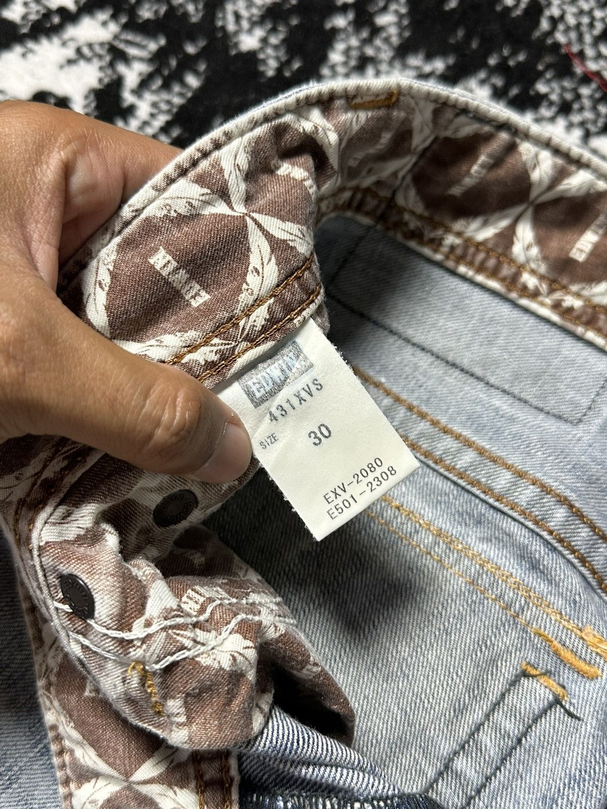 Kapital Flared Edwin Exclusive Vintage Mud Wash Jeans Size US 30 / EU 46 - 9 Thumbnail
