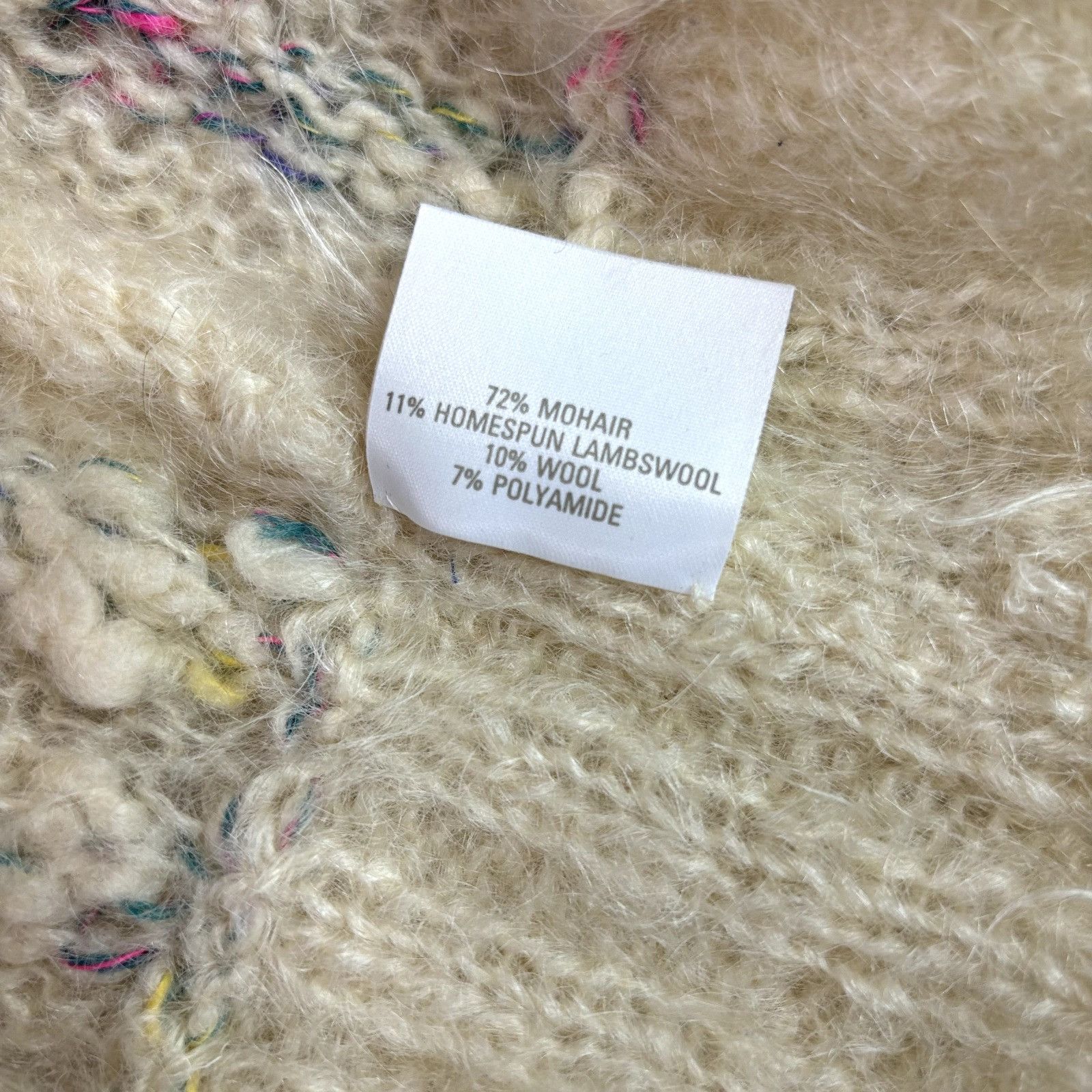 Other Bernat Klein Hand-Knit Mohair Bobble Sweater, Multicolor Pul Size M / US 6-8 / IT 42-44 - 7 Thumbnail