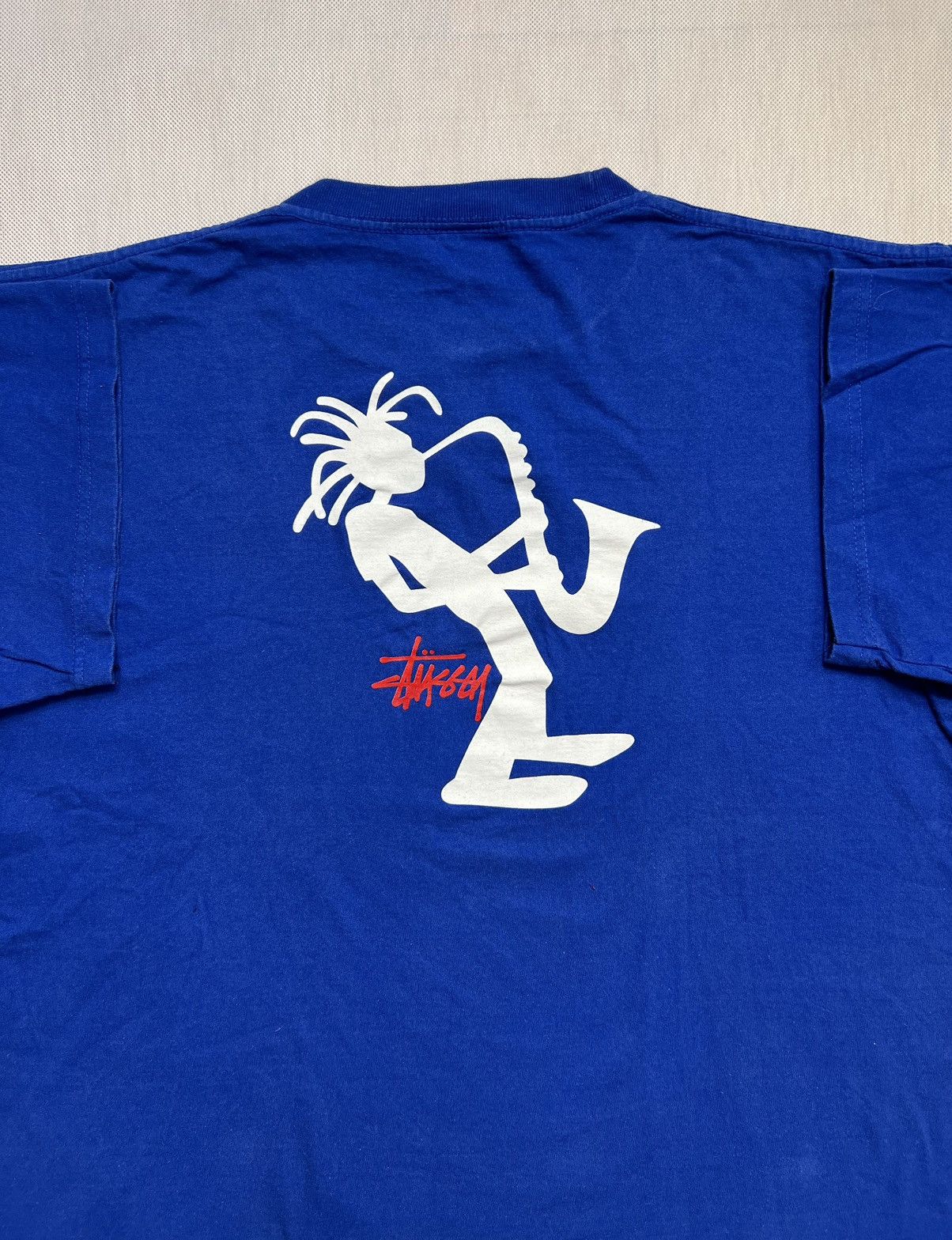 Stussy × Vintage Rare Tshirt Stussy Jazz Vintage 90’s Size US L / EU 52-54 / 3 - 1 Thumbnail