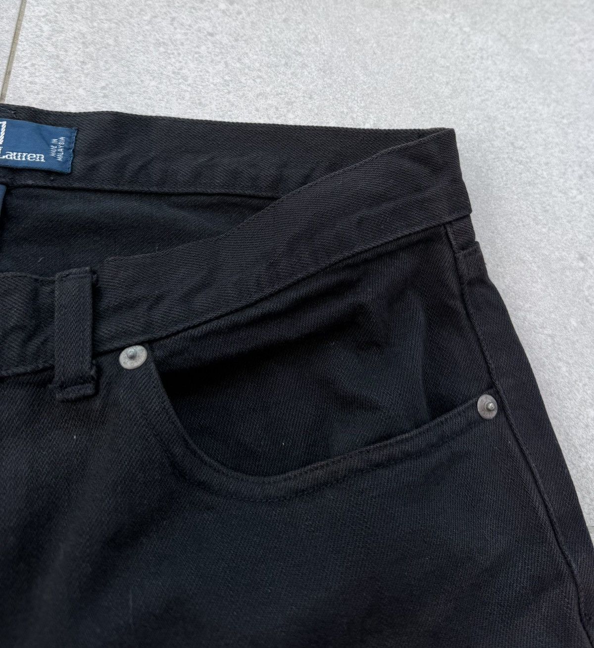 Polo Ralph Lauren 2000s PRL Polo Ralph Lauren Vintage Black Jeans Size US 32 / EU 48 - 4 Thumbnail