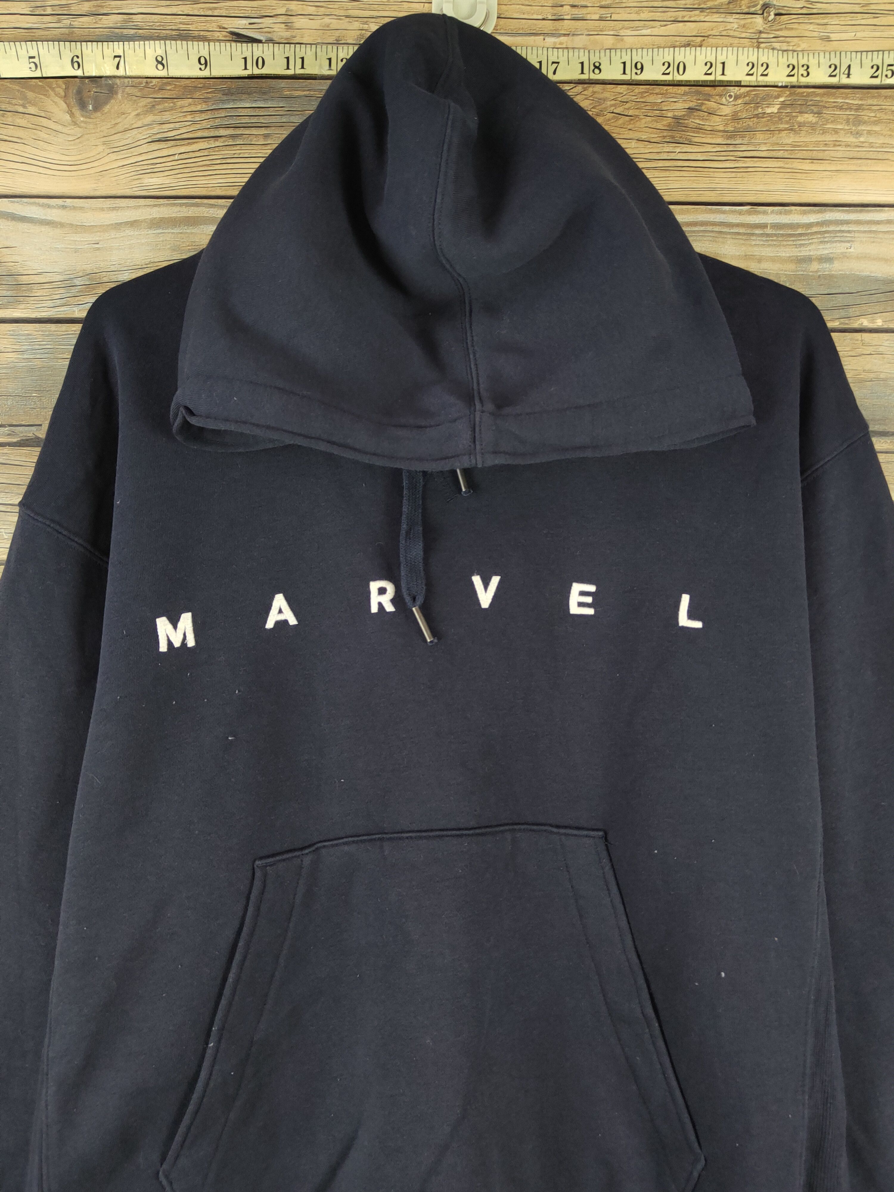 Marvel Comics DL GU Marvel Comics Navy Hoodie Sweatshirts #1968 Size US S / EU 44-46 / 1 - 2 Thumbnail