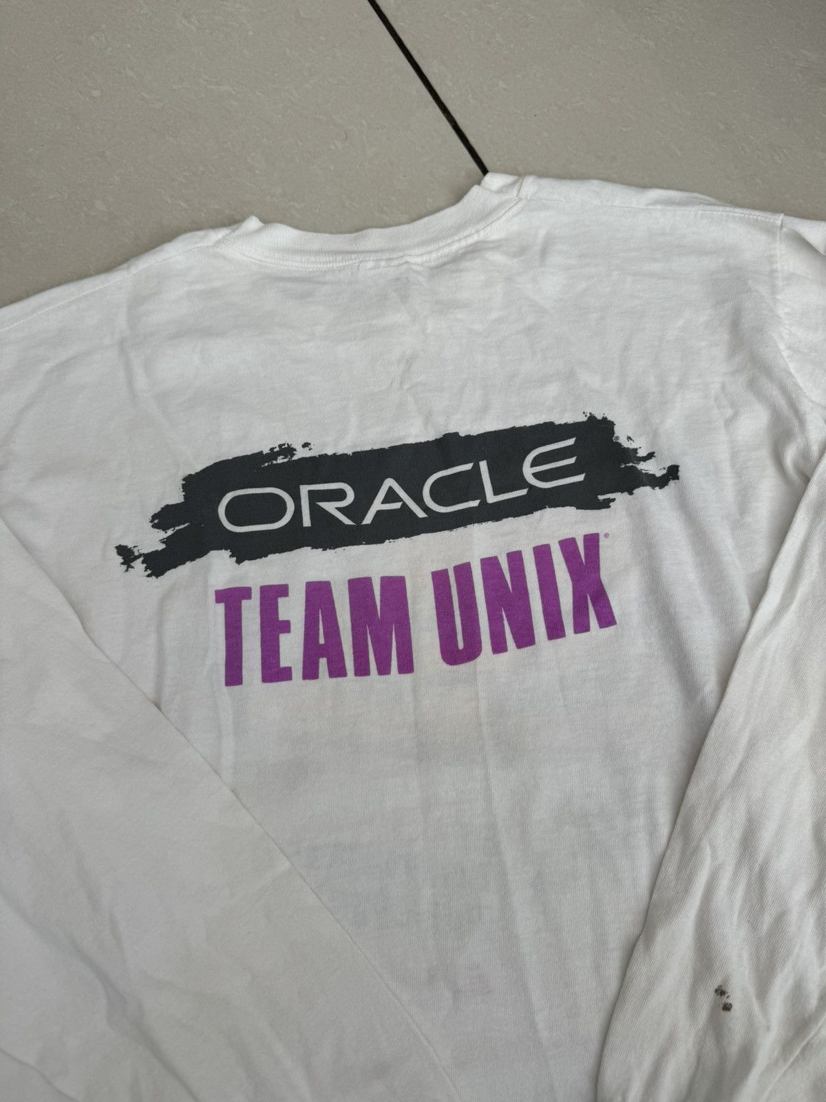 Vintage Vintage ‘95 Oracle Team Unix F1 Racing Longsleeve Tee Size US XL / EU 56 / 4 - 2 Thumbnail