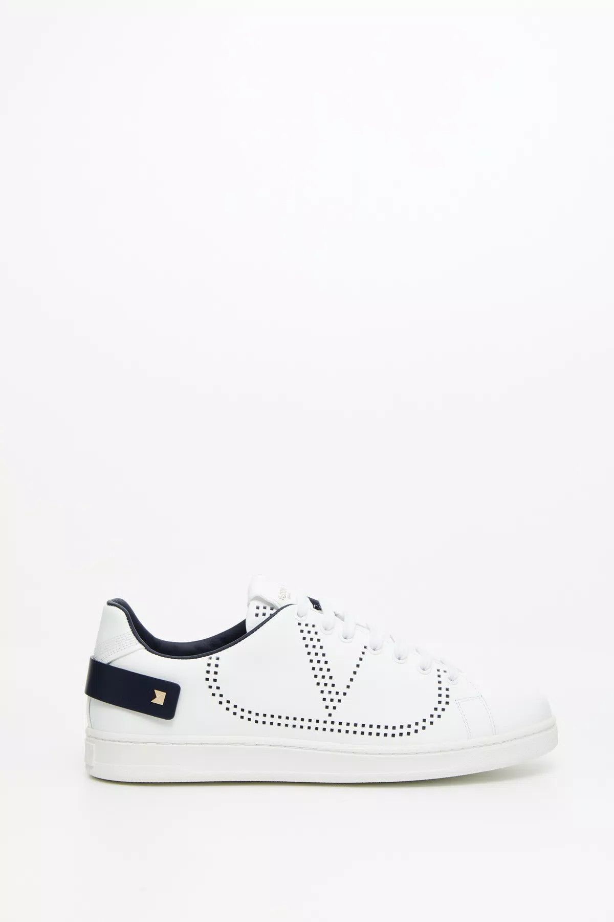 Valentino oc11z0725 Backnet Calfskin Sneaker in White Size US 8 / EU 41 - 1 Thumbnail