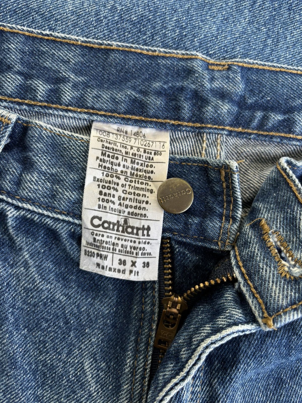 Carhartt carhartt jenas basic B230 size 36 relaxed fit Size US 36 / EU 52 - 7 Thumbnail