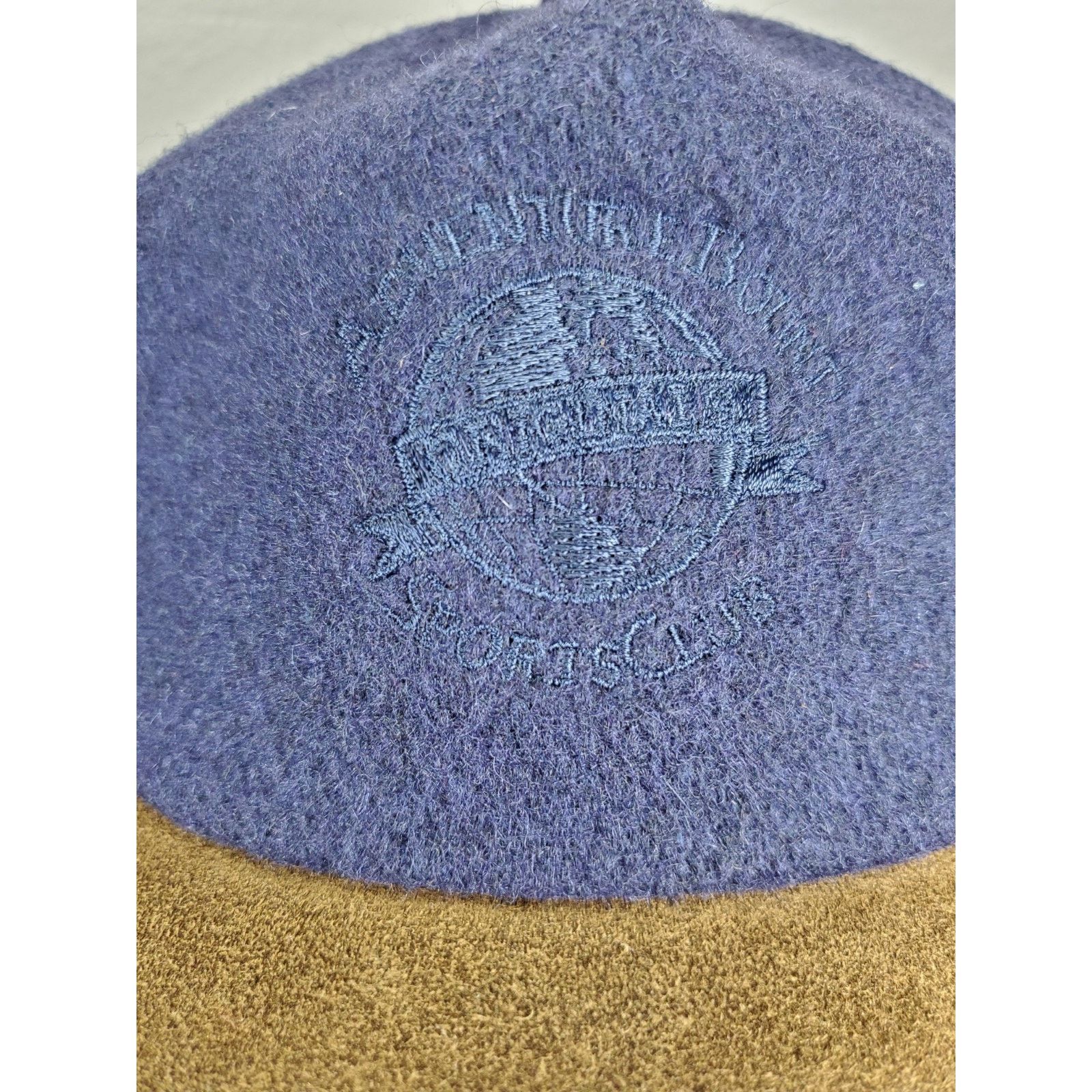 Adventure Bound × Vintage Vintage Leather & Wool Adventure Bound Hat Strapback Cap USA Size ONE SIZE - 5 Thumbnail