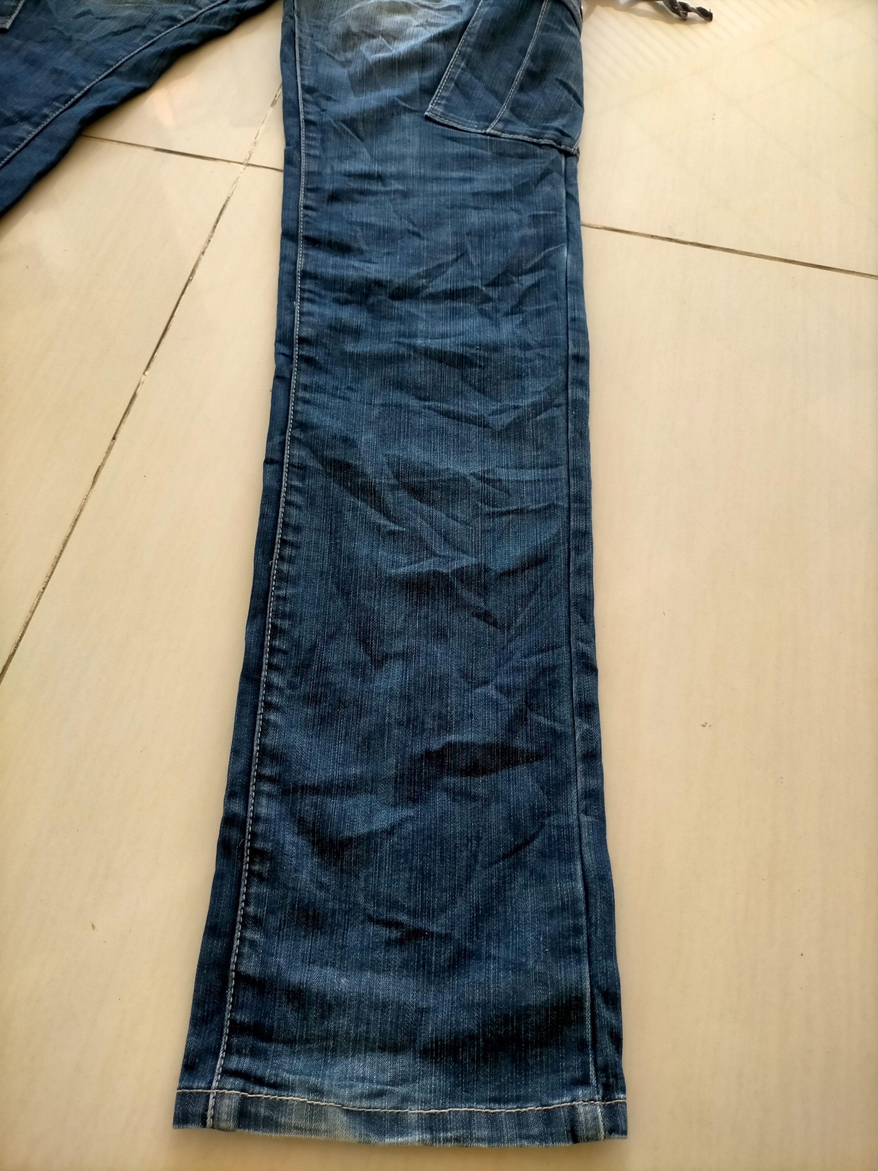 PPFM PPFM Japan Cargo Punk Style Denim Jeans Size US 32 / EU 48 - 15 Thumbnail