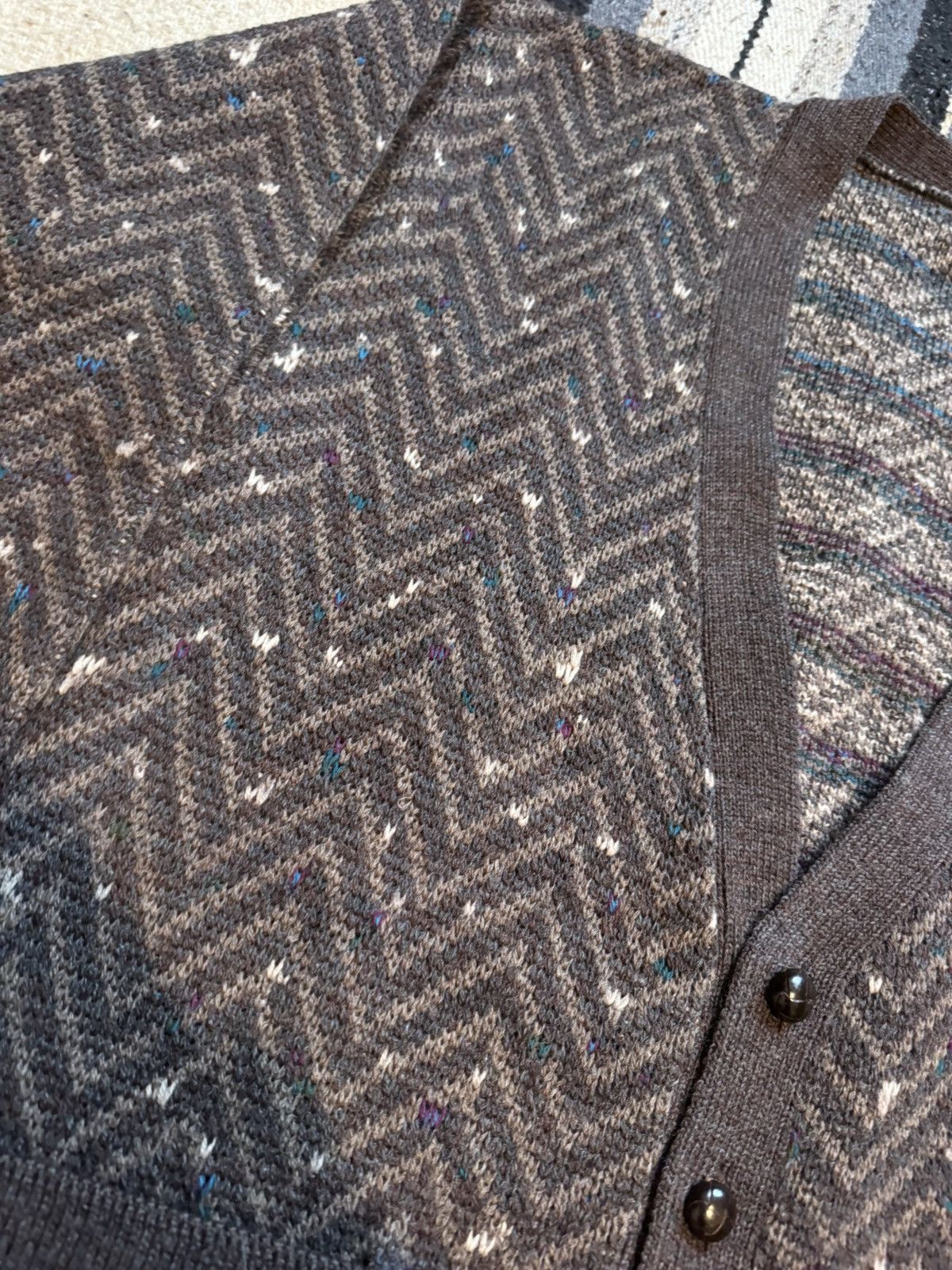 Vintage Vintage 90s Kurt Cobain Grunge Cardigan Large Size US L / EU 52-54 / 3 - 2 Thumbnail