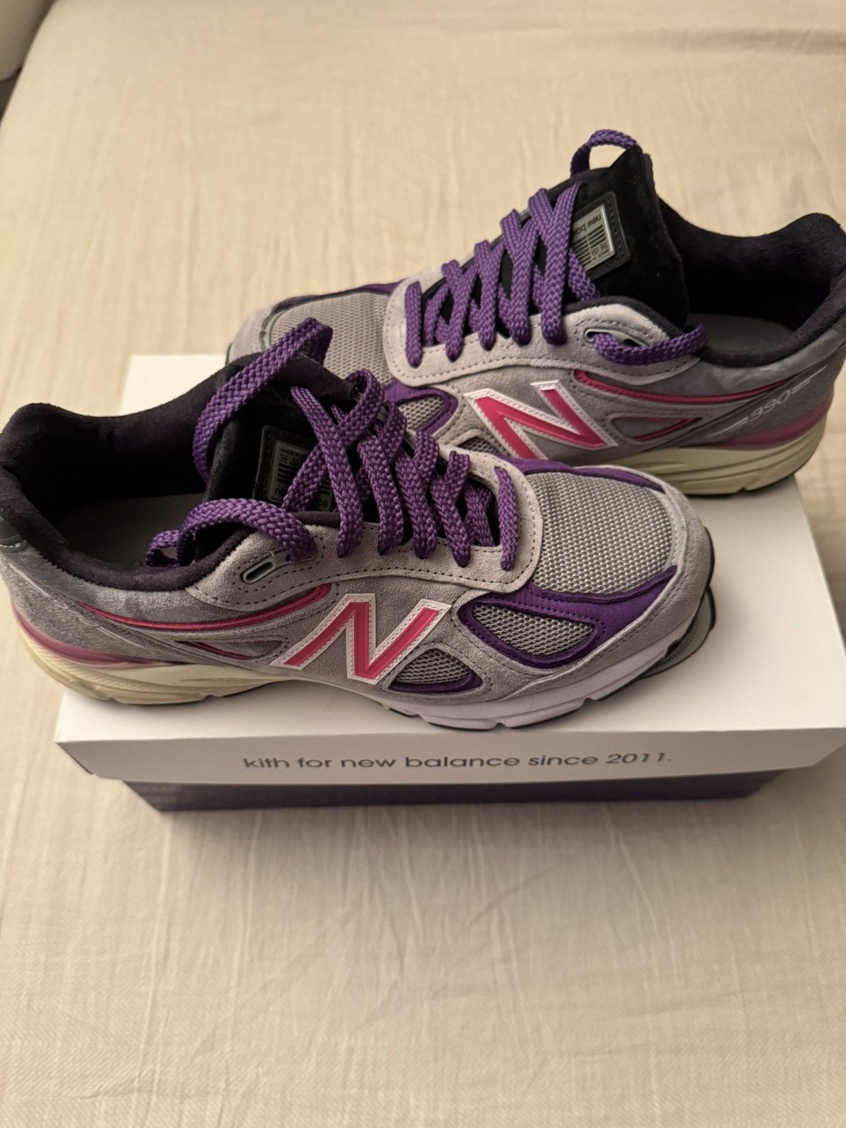 Kith × New Balance Kith New balance 990v4 United arrows and sons Size US 8 / EU 41 - 3 Thumbnail