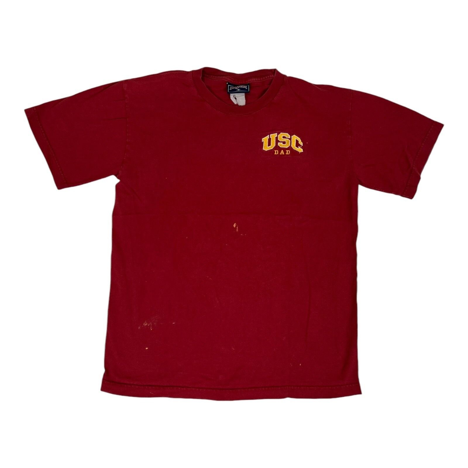 Jansport Vintage USC Trojans Dad T-Shirt Size Medium Red Jansport 90s Size US M / EU 48-50 / 2 - 1 Thumbnail