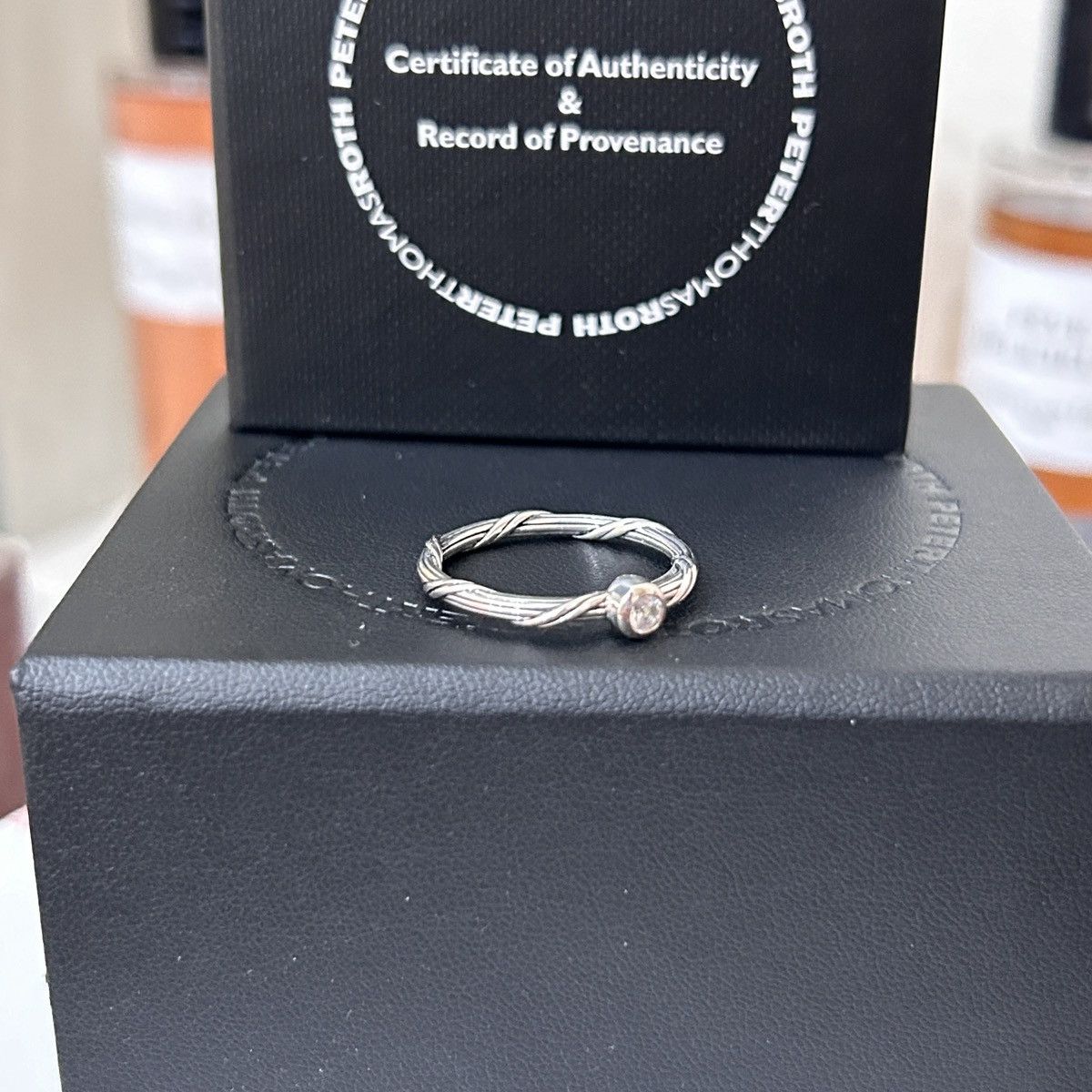 Sterling Silver Peter Thomas Roth White Topaz Ring in sterling silver - 10US Size ONE SIZE - 2 Thumbnail