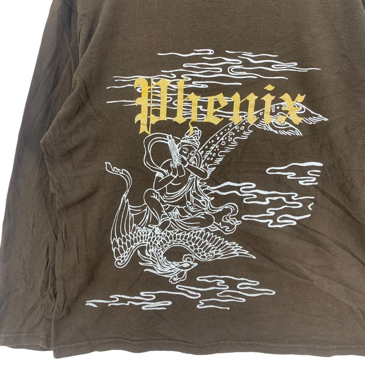 Vintage Vintage JAPAN TRADITIONAL PHENIX Deity Tee Shirt Top Goddess Size L / US 10 / IT 46 - 5 Thumbnail