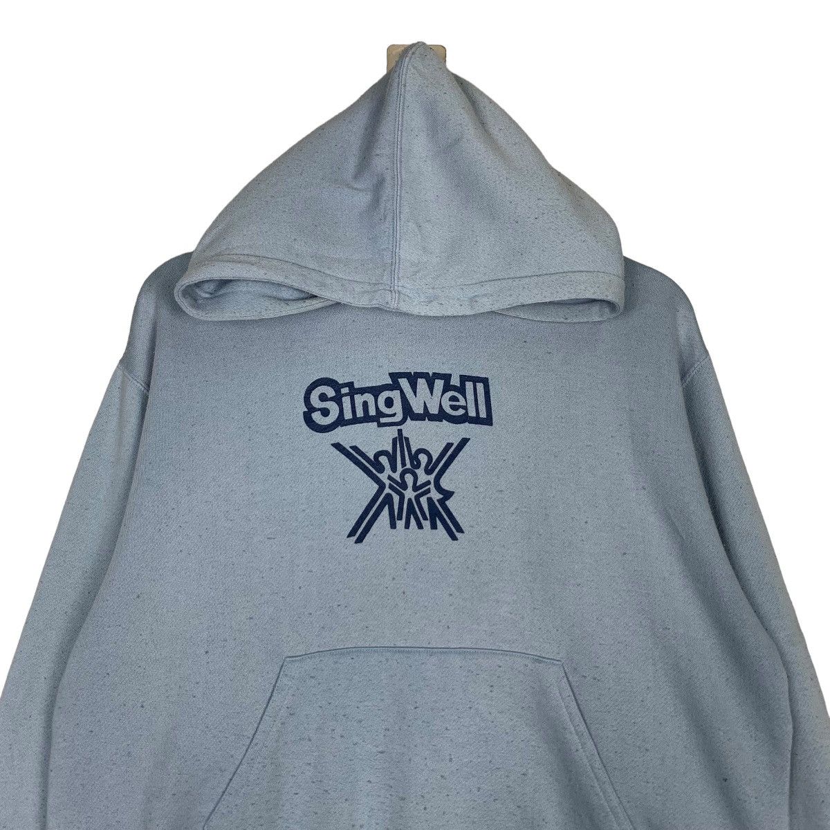 Vintage FREEDE-LIVERY Sing Well Logo Pullover Hoodies #0771-C35 Size US M / EU 48-50 / 2 - 3 Thumbnail