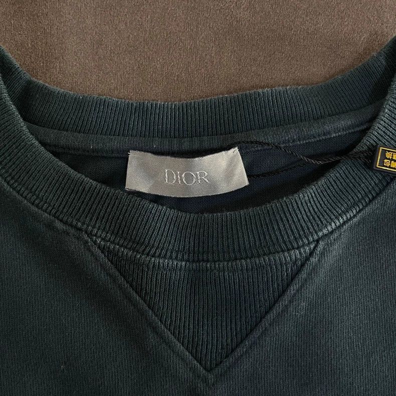 Dior Dior White and green stitching embroidery co-branded short Size S / US 4 / IT 40 - 3 Thumbnail