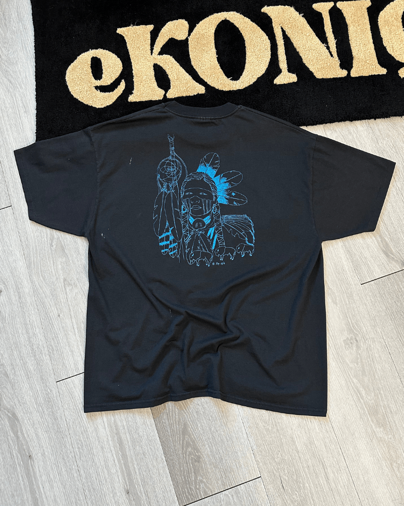 Vintage Vintage Soboba Casino Native Single Stitch Hanes T-Shirt XL Size US XL / EU 56 / 4 - 1 Thumbnail