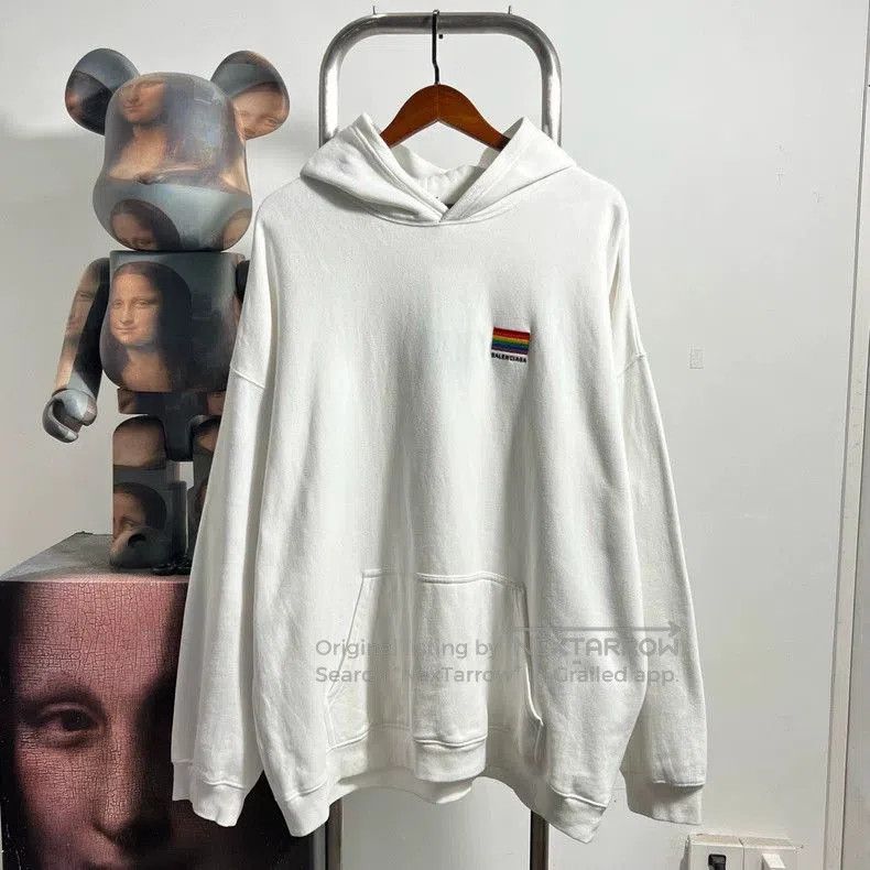 Balenciaga Balenciaga Flag Embroidery Hoodie. Size US XS / EU 42 / 0 - 1 Thumbnail