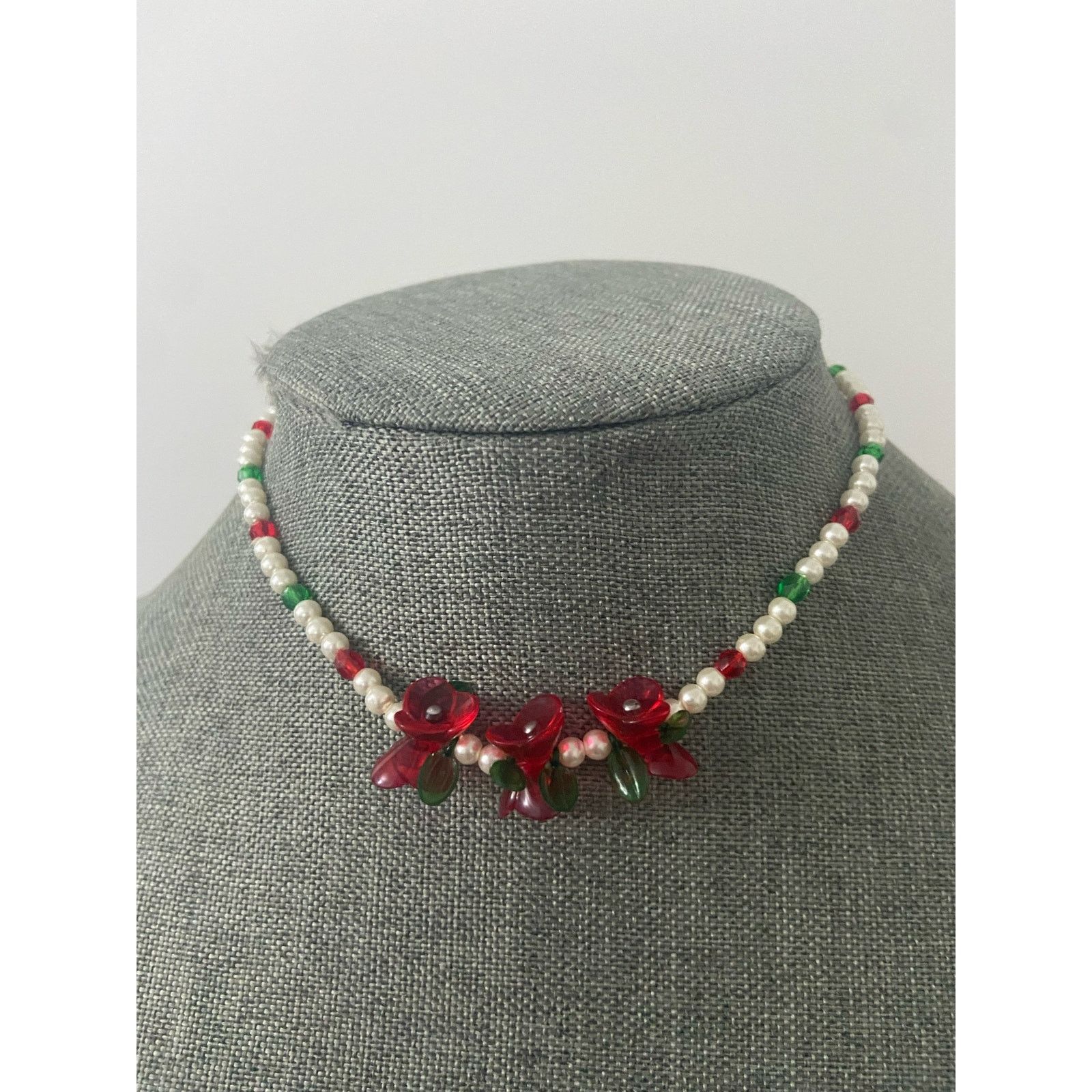 Vintage floral necklace Size ONE SIZE - 1 Thumbnail