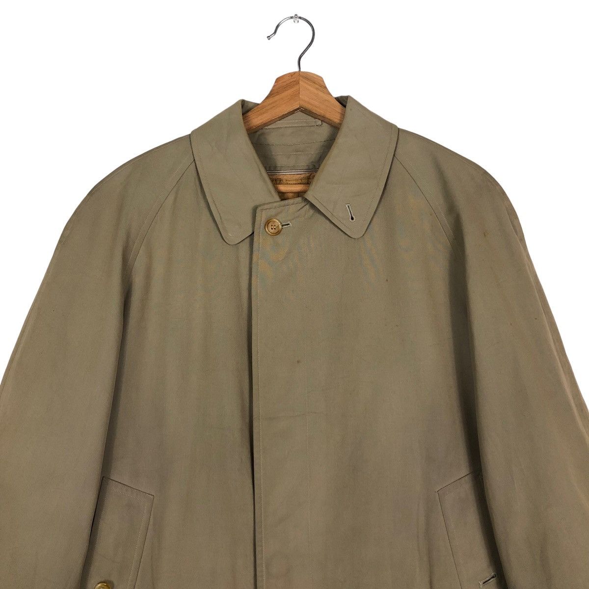 Burberry 🔥Vintage Burberrys Long Jacket Nova Check Lining Size US M / EU 48-50 / 2 - 3 Thumbnail