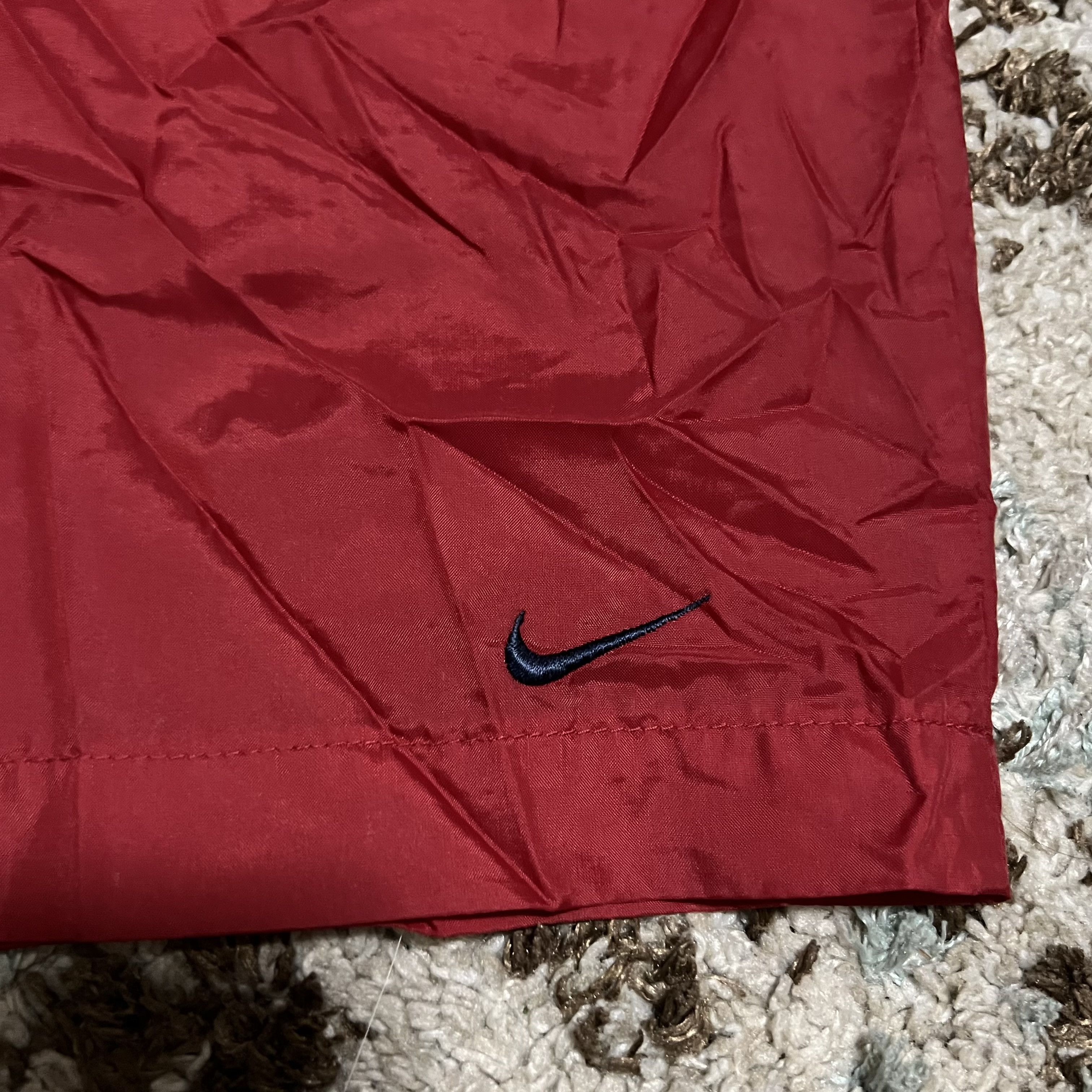 Nike × Vintage Vintage 90s Nike Mesh Lined Swim Trunks Size XL Spellout Size US 36 / EU 52 - 3 Thumbnail