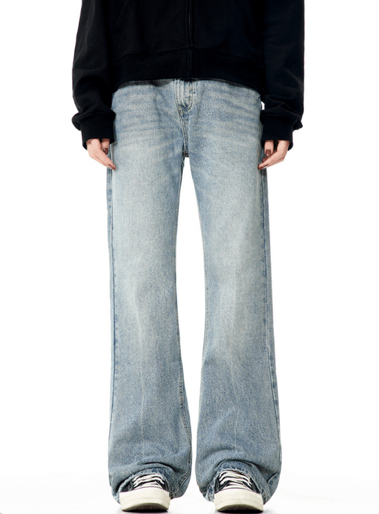 Japanese Brand × Jean American light blue washed high street bootcut jeans Size US 34 / EU 50 - 1 Thumbnail